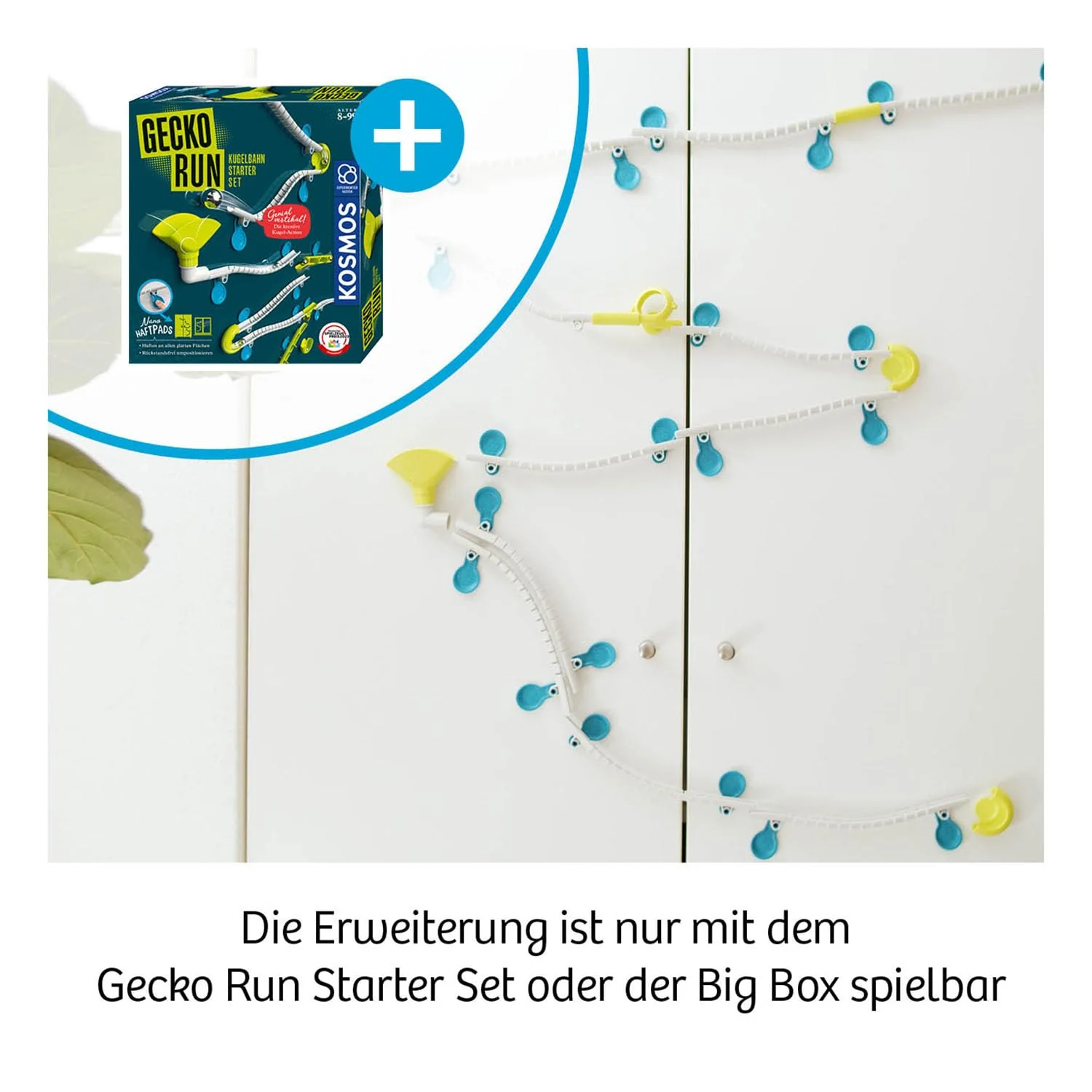 KOSMOS 621308 Gecko Run - Speed Kick-Erweiterung, Zubehör für Coole vertikale Kugelbahnen, mit zusätzliche Bahnelementen, für Kinder ab 8 Jahre - Image 4