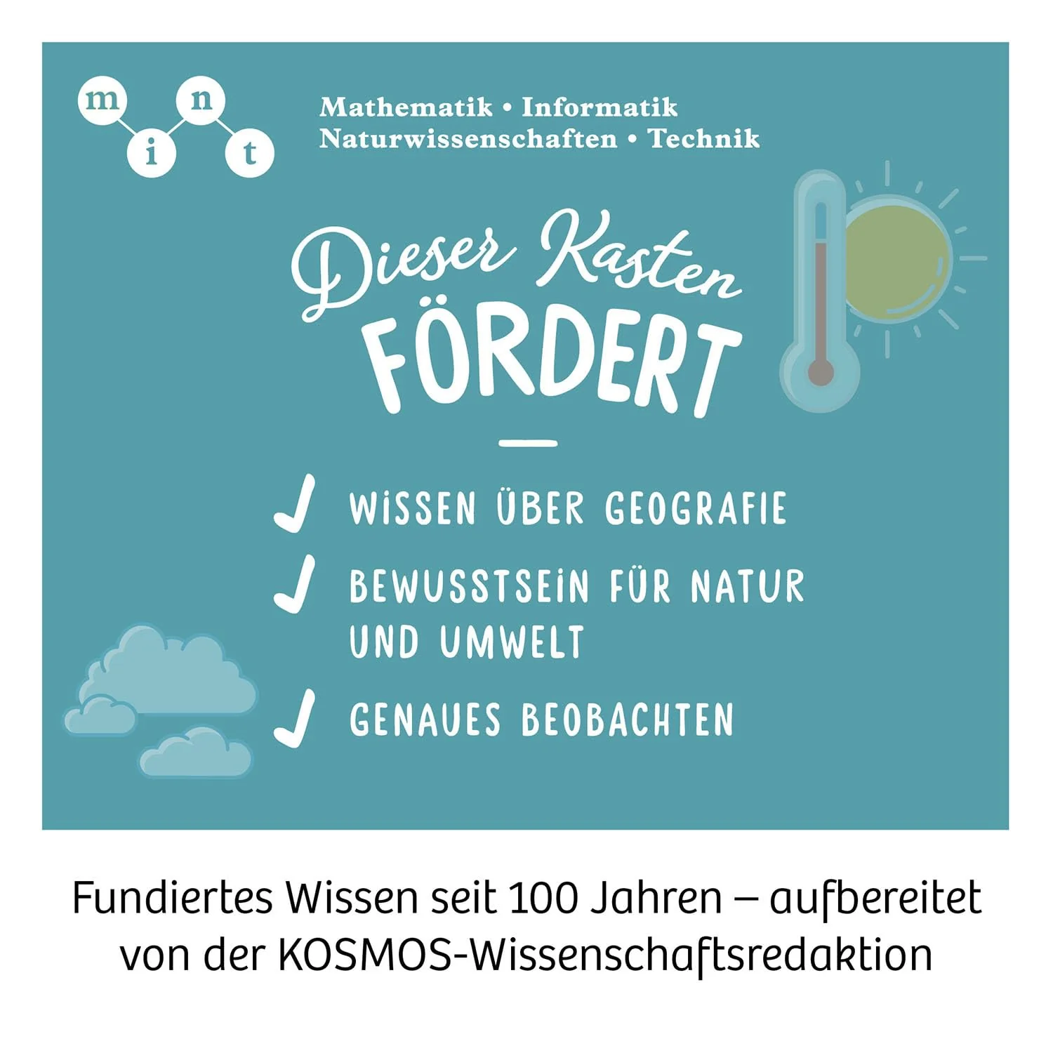 KOSMOS 636142 Wetterstation, Erforsche Wetter und Klima, mit Windmesser, Kompass und Thermometer, Experimentierkasten für Kinder ab 8 Jahre, - Image 3