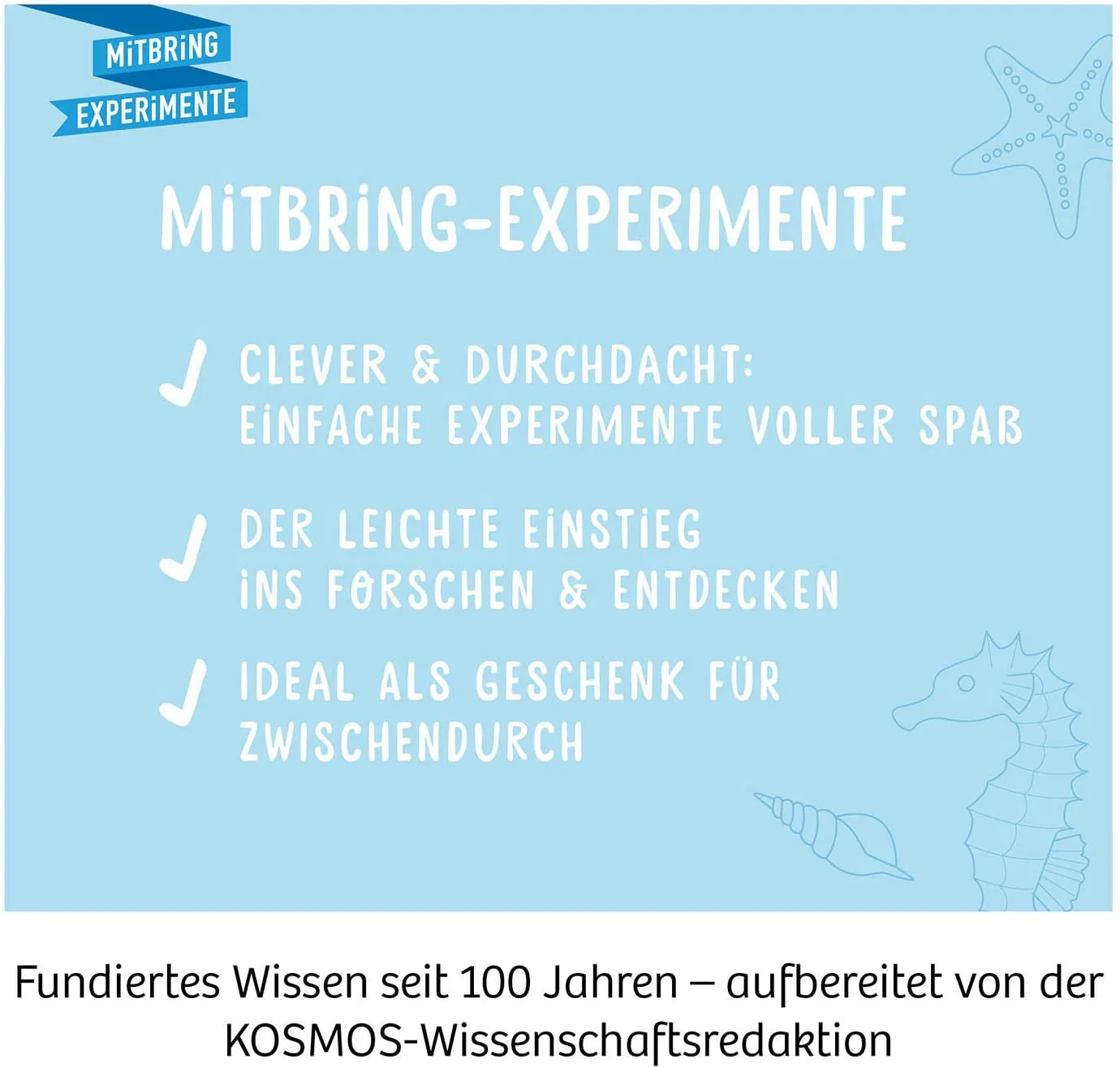 KOSMOS 658038 Meeres-Abenteuer, Grabe die Tiere aus dem versteinerten Meer frei. Mit Muschel-Kettenanhänger, Experimentierset für Kinder ab 7-10 Jahre, Deko, Schmuck, Mitbringsel, kleines Geschenk - Image 3