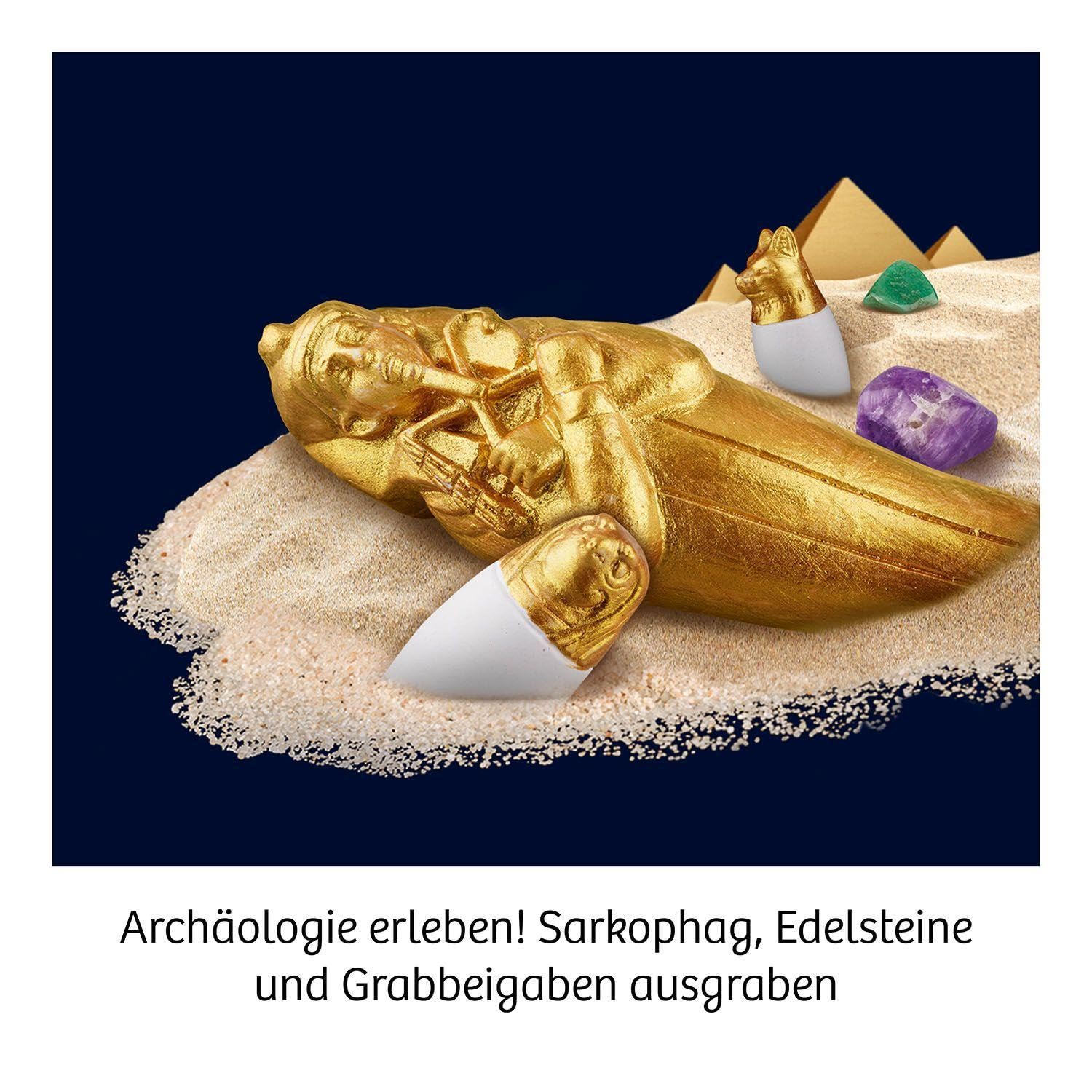 KOSMOS 658199 Pharaonen-Schatz, Ausgrabungs-Set, Grabe echte Edelsteine und Sarkophage selbst aus, mit Hammer und Meißel, Experimentierset für Kinder ab 7 Jahre - Image 7