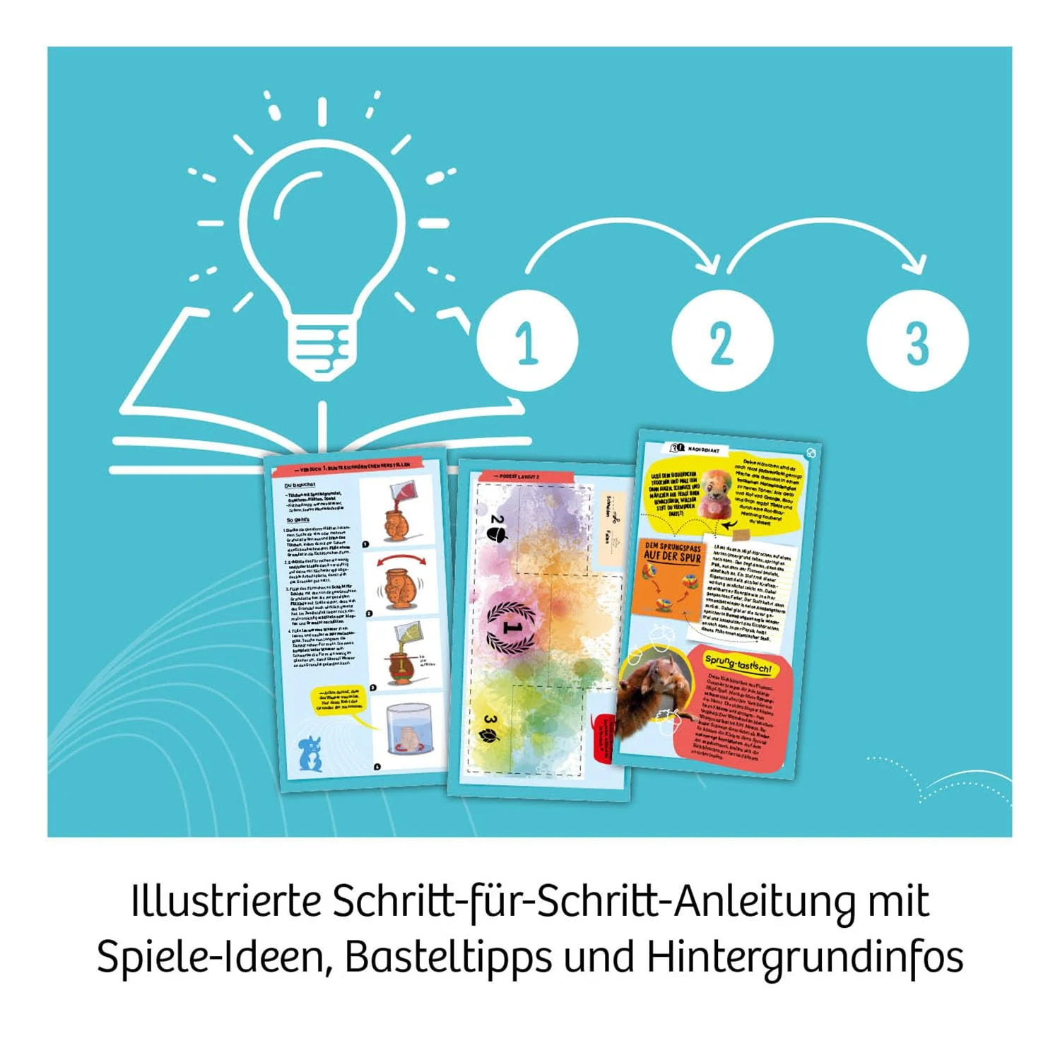 KOSMOS 658267 Verrückte Tier-Flummis, Experimentierkasten für Kinder ab 8 Jahre, Flummis selber Machen Set für Kinder, Lass Eichhörnchen durchs Zimmer hüpfen - Image 4
