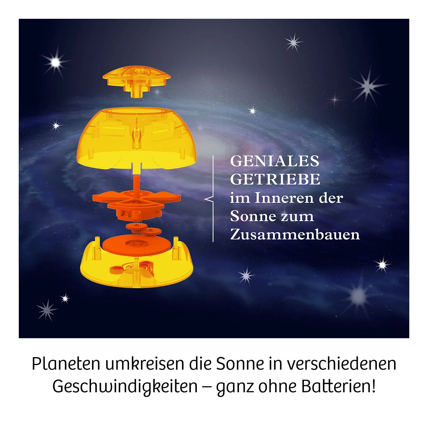 Kosmos 671532 Sonnensystem, Lass die Planeten um die Sonne kreisen, mechanisches Modell, Experimentierkasten für Kinder ab 8-12 Jahre zu Astronomie, Weltall - Image 4
