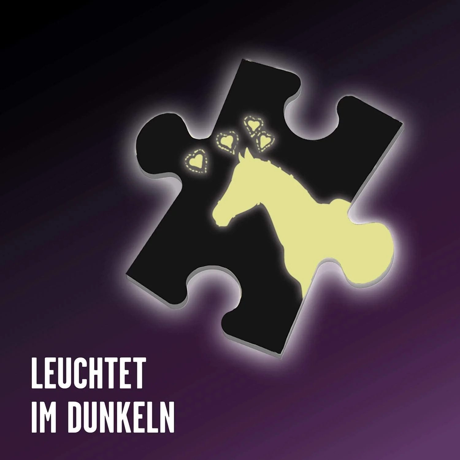 KOSMOS 680725 Krimi Puzzle Die DREI !!! Skandal auf dem Reitturnier, 200 Teile, Leuchtet im Dunkeln, Lesen, Puzzeln, Rätsel lösen, Pferde Puzzle für Kinder ab 8 Jahre - Image 5