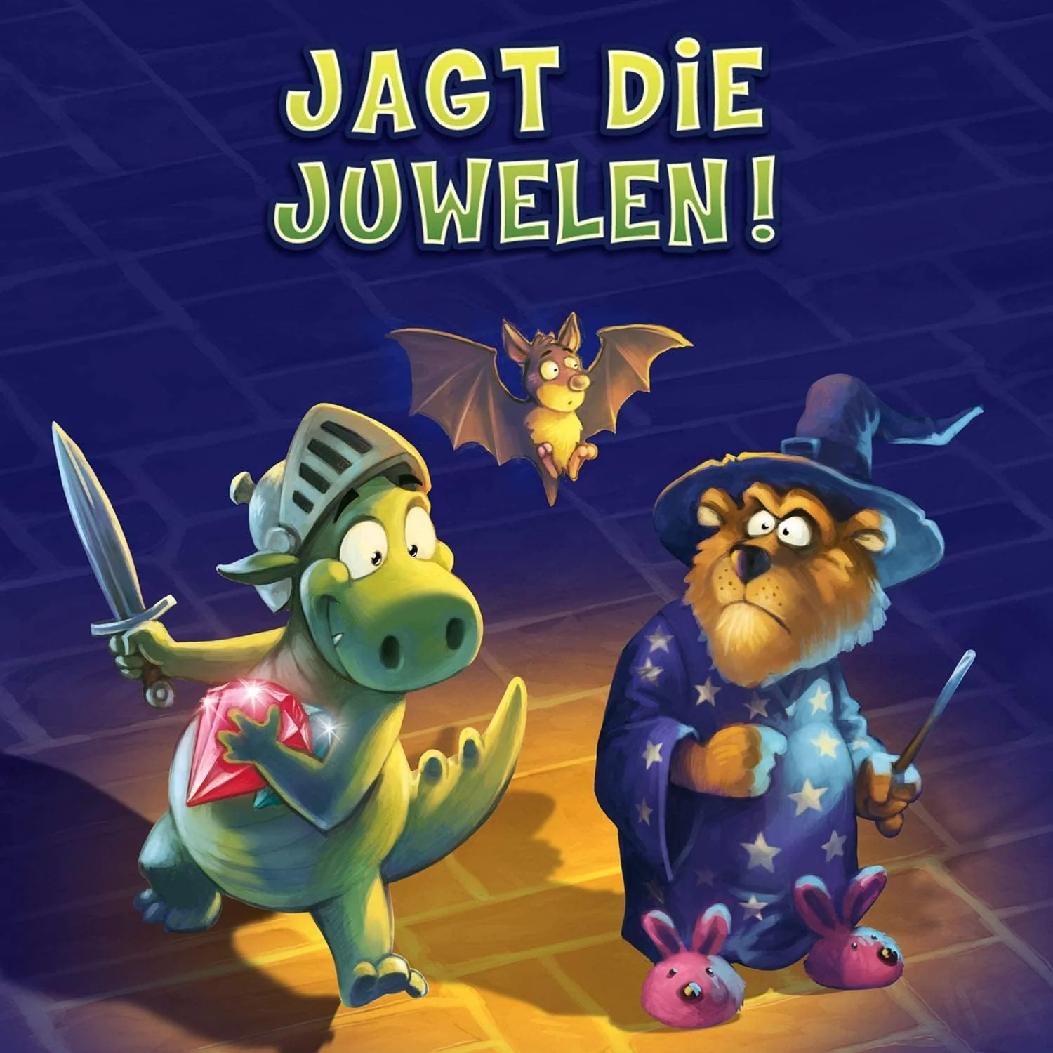 KOSMOS 681036 Raffi Raffzahn - Jagt die Juwelen, spannendes Kinderspiel mit magnetischer Drachen-Figur, Brettspiel für 2-4 Kinder ab 6 Jahren oder für die ganze Familie - Image 3