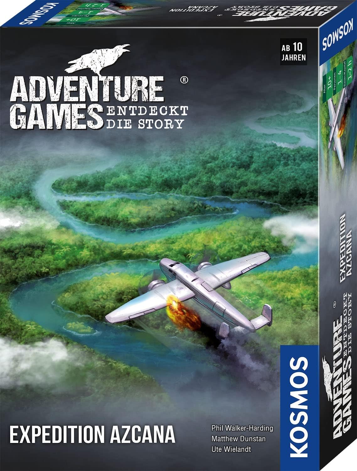 KOSMOS 682842 Adventure Games - Expedition Azcana, Entdeckt die Story, Spannendes Abenteuerspiel, Kooperatives Gesellschaftsspiel, ab 10 Jahre, für 1 bis 4 Personen
