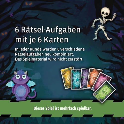 KOSMOS 684280 EXIT® - Das Spiel Kids - Gruseliger Rätselspaß, Rätselspiel ab 5 Jahre für 1-4 Kinder, mehrfach spielbar, Escape Room Spiel, Exit Game, Halloween Spiel, Kinderspiel - Image 2