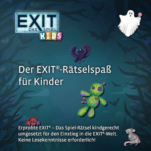KOSMOS 684280 EXIT® - Das Spiel Kids - Gruseliger Rätselspaß, Rätselspiel ab 5 Jahre für 1-4 Kinder, mehrfach spielbar, Escape Room Spiel, Exit Game, Halloween Spiel, Kinderspiel - Image 4