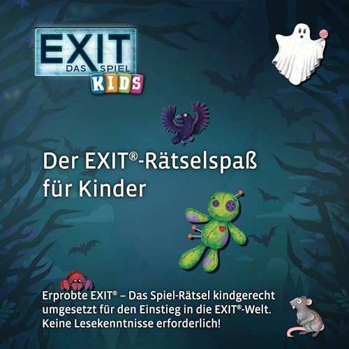 KOSMOS 684280 EXIT® - Das Spiel Kids - Gruseliger Rätselspaß, Rätselspiel ab 5 Jahre für 1-4 Kinder, mehrfach spielbar, Escape Room Spiel, Exit Game, Halloween Spiel, Kinderspiel - Image 6