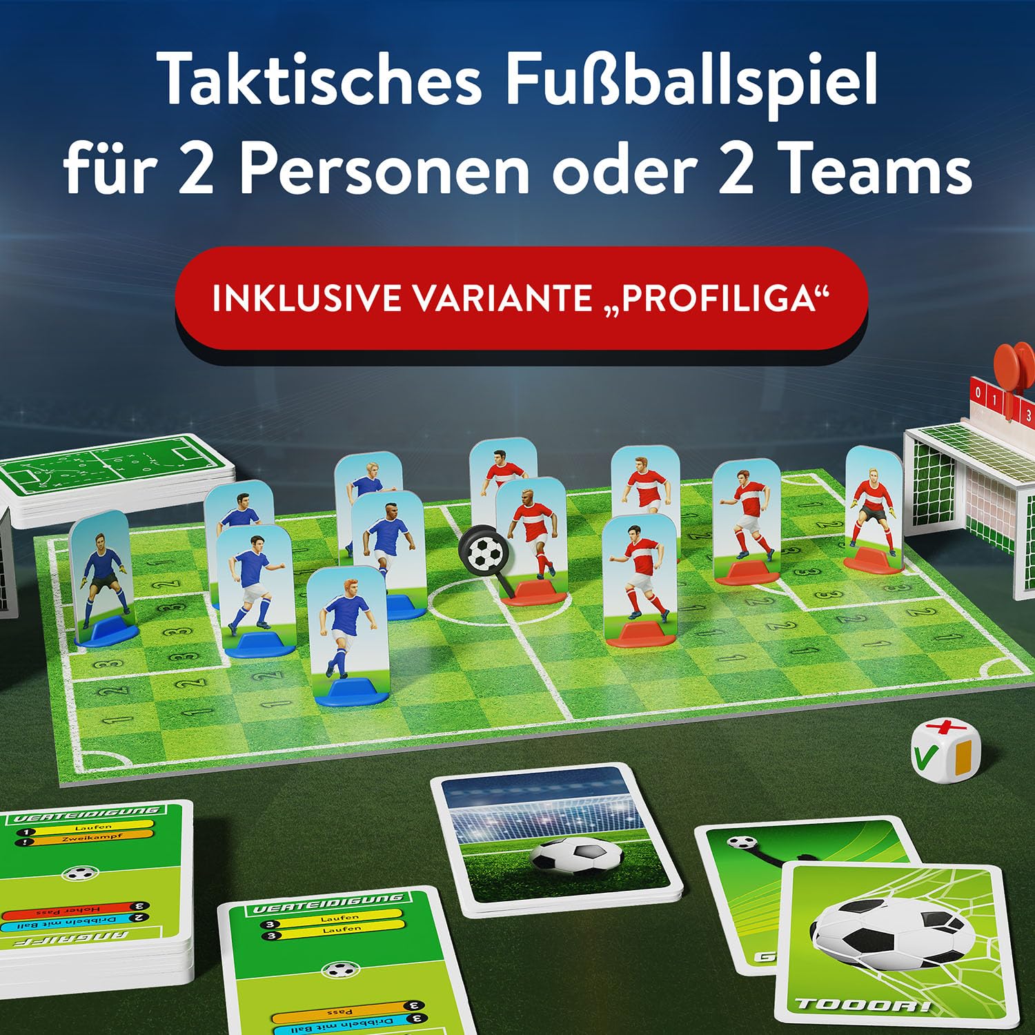 KOSMOS 684563 Kicker Fußball Duell - Macht euer Spiel! Taktisches Fussball Brettspiel für 2 Personen mit den Fussballprofis vom Kicker Magazin, ideal als Fußball Geschenk für Kinder ab 8 Jahren - Image 4