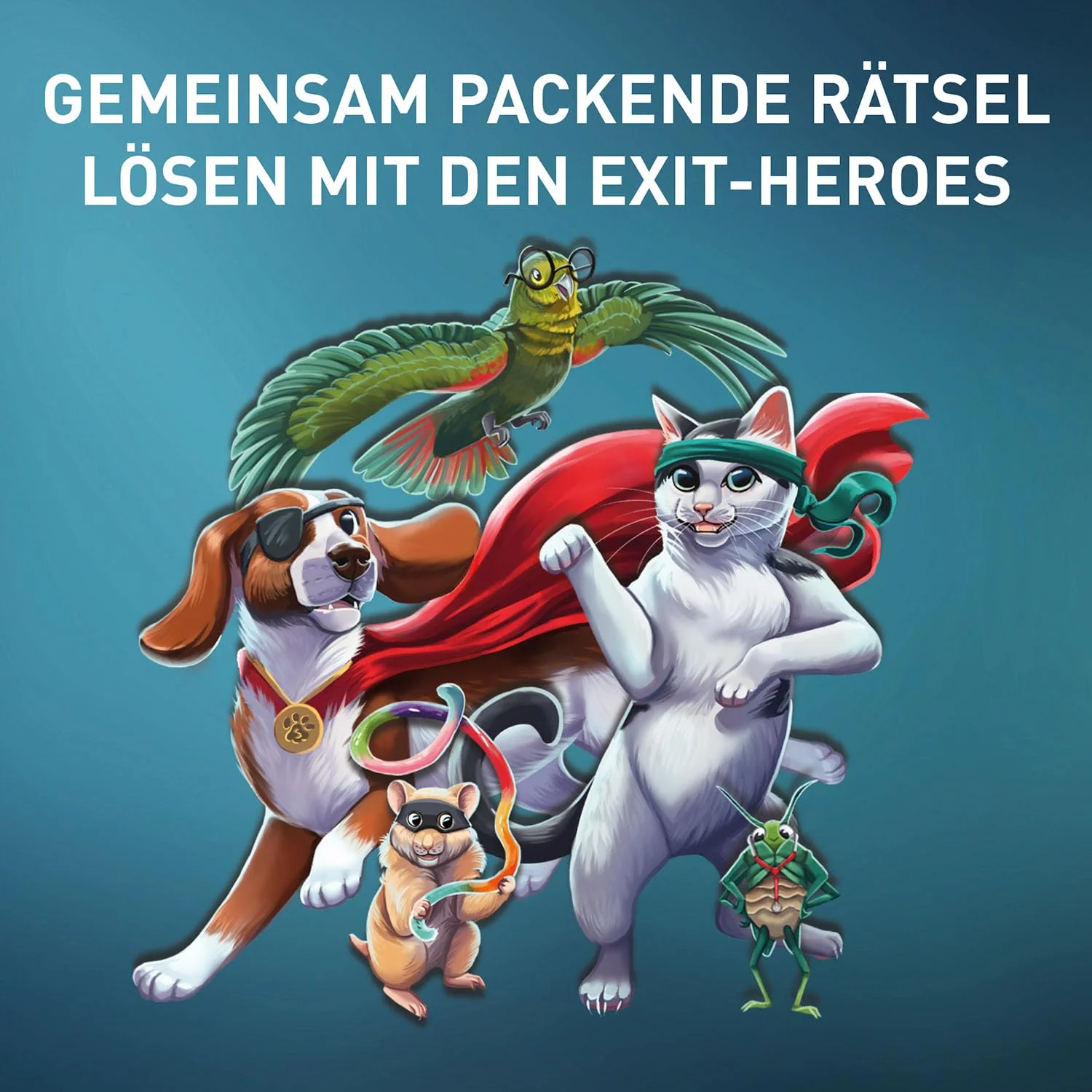KOSMOS 684662 EXIT® - Das Spiel Family, Zwei Rätselabenteuer Schloss Gemeinstein + Mission Candyland, Escape Room Spiel für die Familie, EXIT Game Familie und Kinder ab 8 Jahre - Image 3