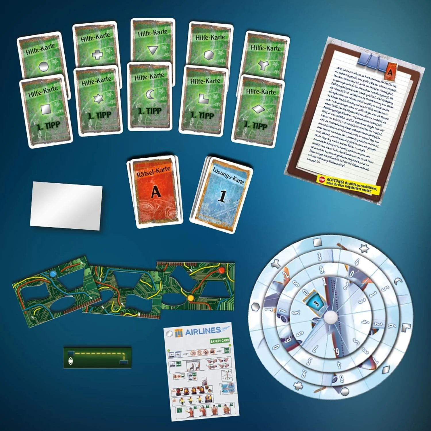 KOSMOS 691769 EXIT – Das Spiel – Der Flug ins Ungewisse, Level: Einsteiger, Escape Room Spiel, EXIT Game für 1–4 Spieler ab 10 Jahren, einmaliges Gesellschaftsspiel - Image 6