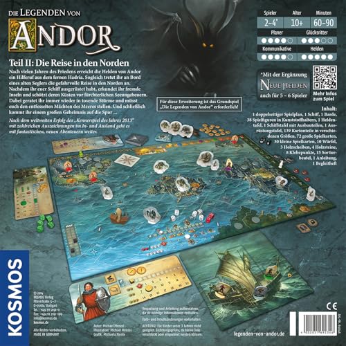 Kosmos 692346 Die Legenden von Andor - Teil II Die Reise in den Norden, Die große Erweiterung für den Fantasy-Klassiker Die Legenden von Andor, ab 10 Jahren - Image 8