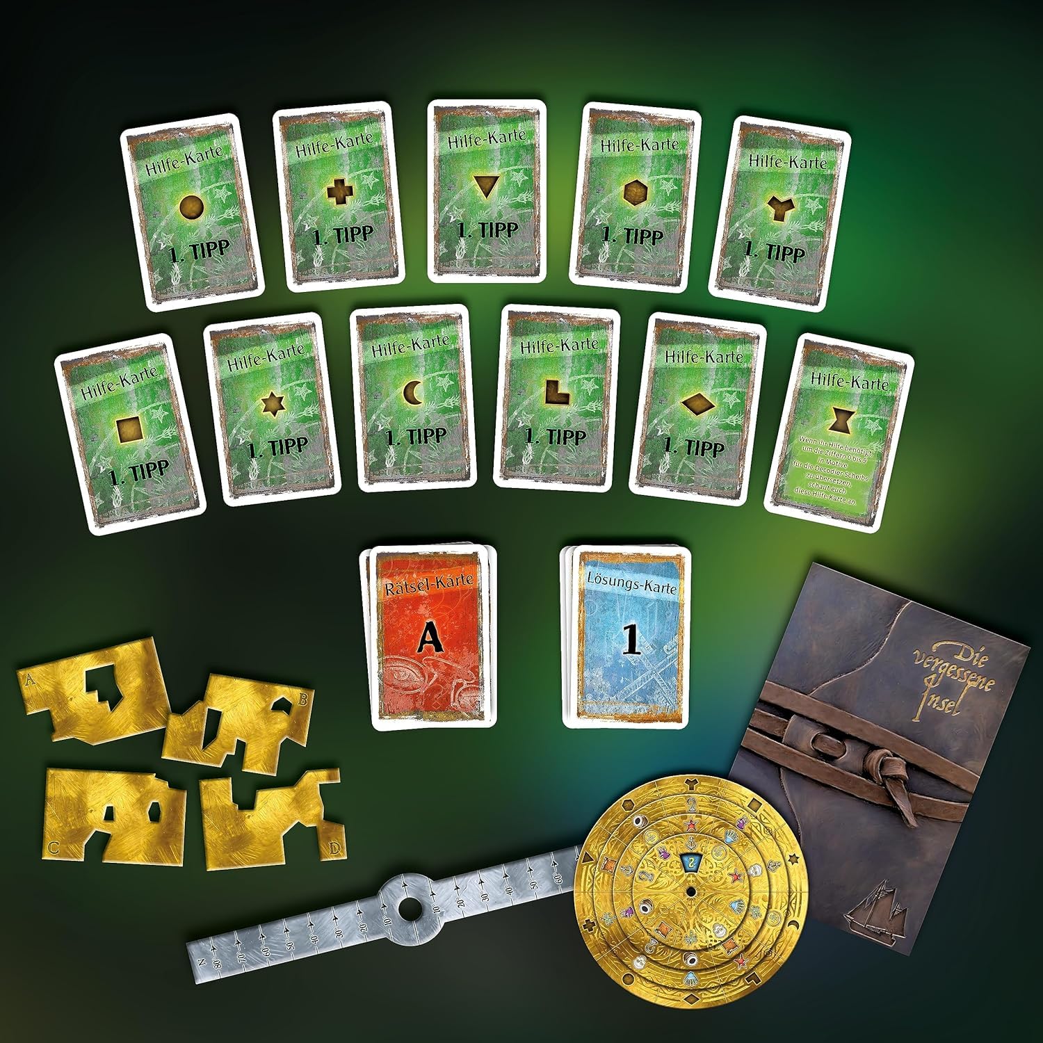 Kosmos 692858 EXIT - Das Spiel - Die vergessene Insel, Level: Fortgeschrittene, Escape Room Spiel, EXIT Game für 1-4 Spieler ab 12 Jahre, EIN einmaliges Gesellschaftsspiel - Image 5