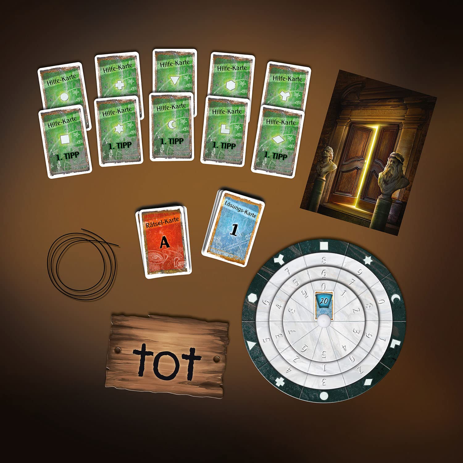KOSMOS 694227 EXIT - Das Spiel - Das mysteriöse Museum, Level: Einsteiger, Escape Room Spiel, EXIT Game für 1 bis 4 Spieler ab 10 Jahre, EIN einmaliges Gesellschaftsspiel - Image 6