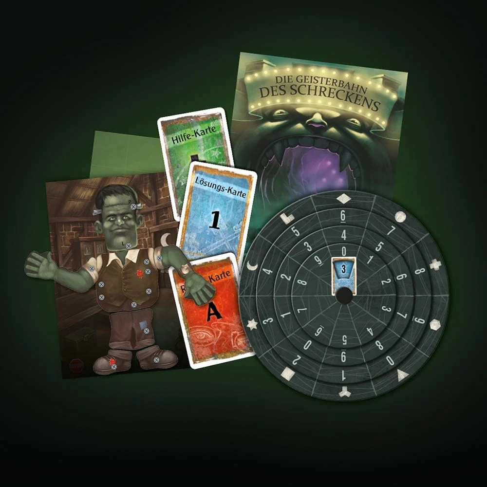 KOSMOS 697907 EXIT - Das Spiel - Die Geisterbahn des Schreckens, Level: Einsteiger, Escape Room Spiel, EXIT Game für 1 bis 4 Spieler ab 10 Jahre, EIN einmaliges Gesellschaftsspiel - Image 6