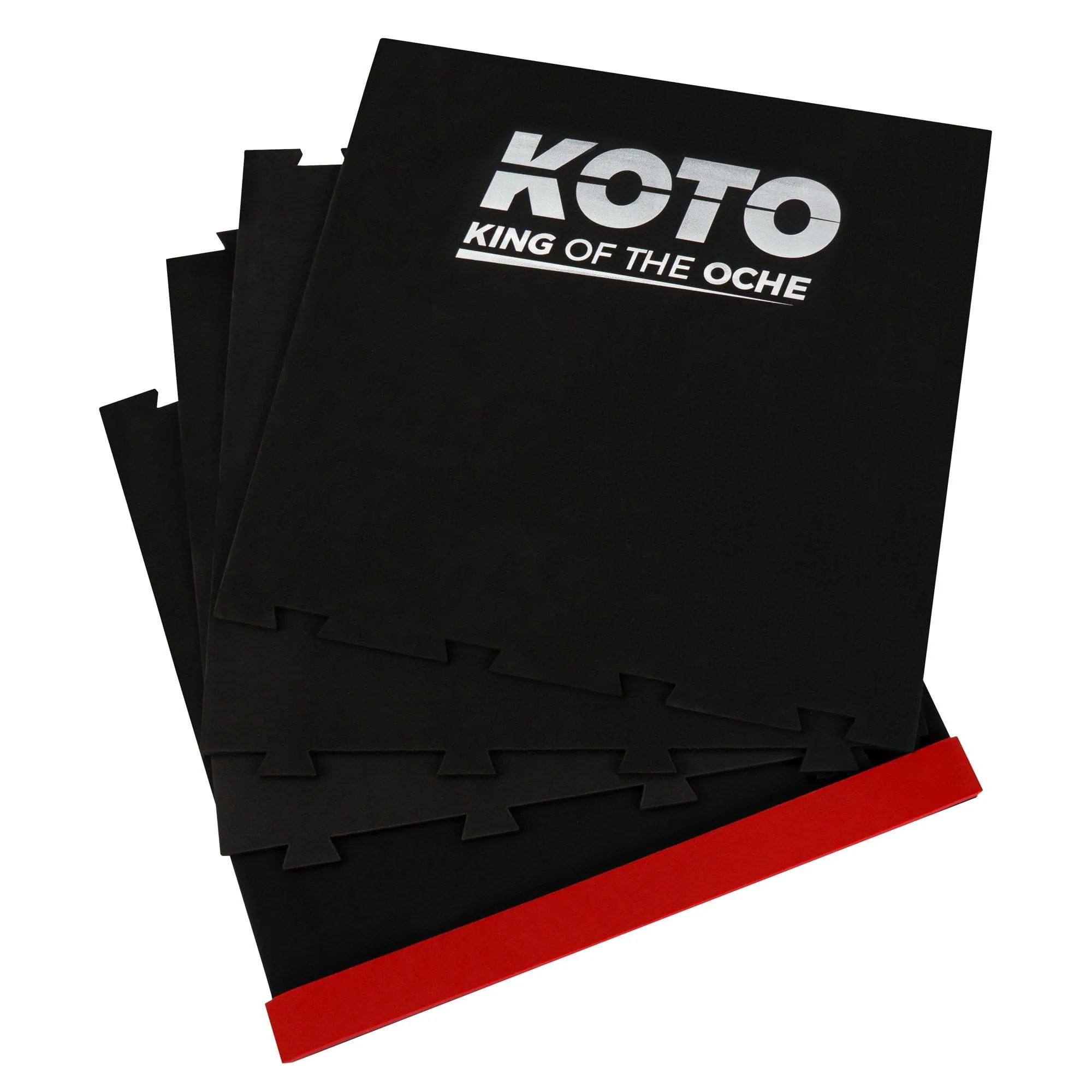 KOTO - Dartteppich Puzzle Dartmatte Rot, 237 x 60 cm, Oche für Dartspielen, Schaum Dartmatte für Anfänger & Profis - Image 3