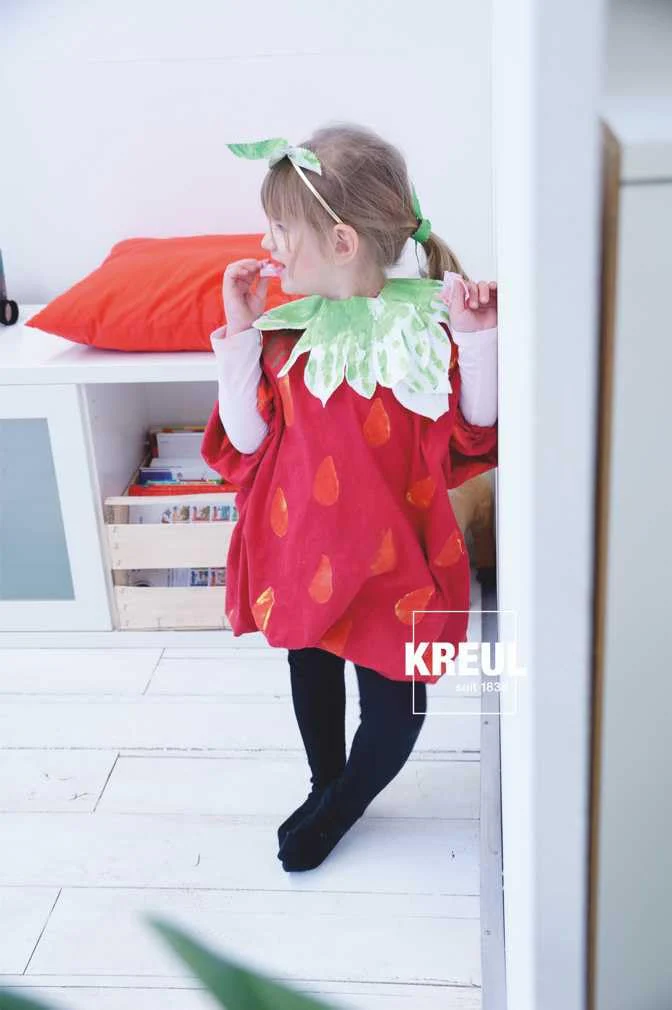 KREUL 28400 - Mucki Stoff-Fingerfarbe, 4 x 150 ml Gelb, Rot, Grün, Blau, leuchtkräftige Farben auf Wasserbasis für Kinder ab 2 Jahren - Image 2