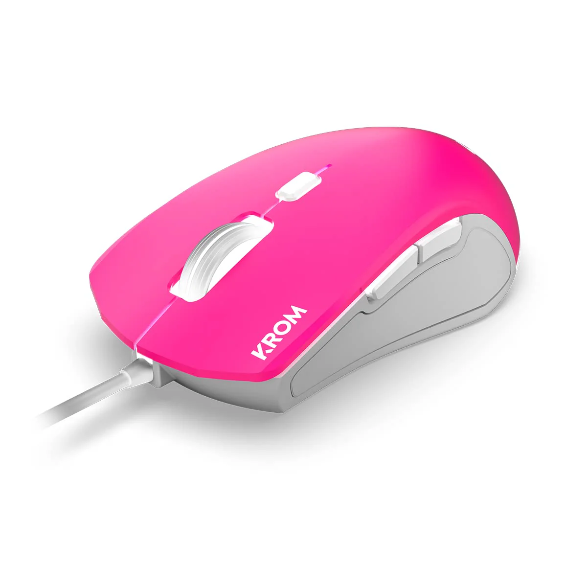 KROM Maus und -Mausunterlage Barbie Edition Kandy - Weiße LED-Membrantastatur, Maus optischem Sensor 6400 DPI, Mause-Matte hat eine Gummibasis, Italienisch Layout, pink - Image 12