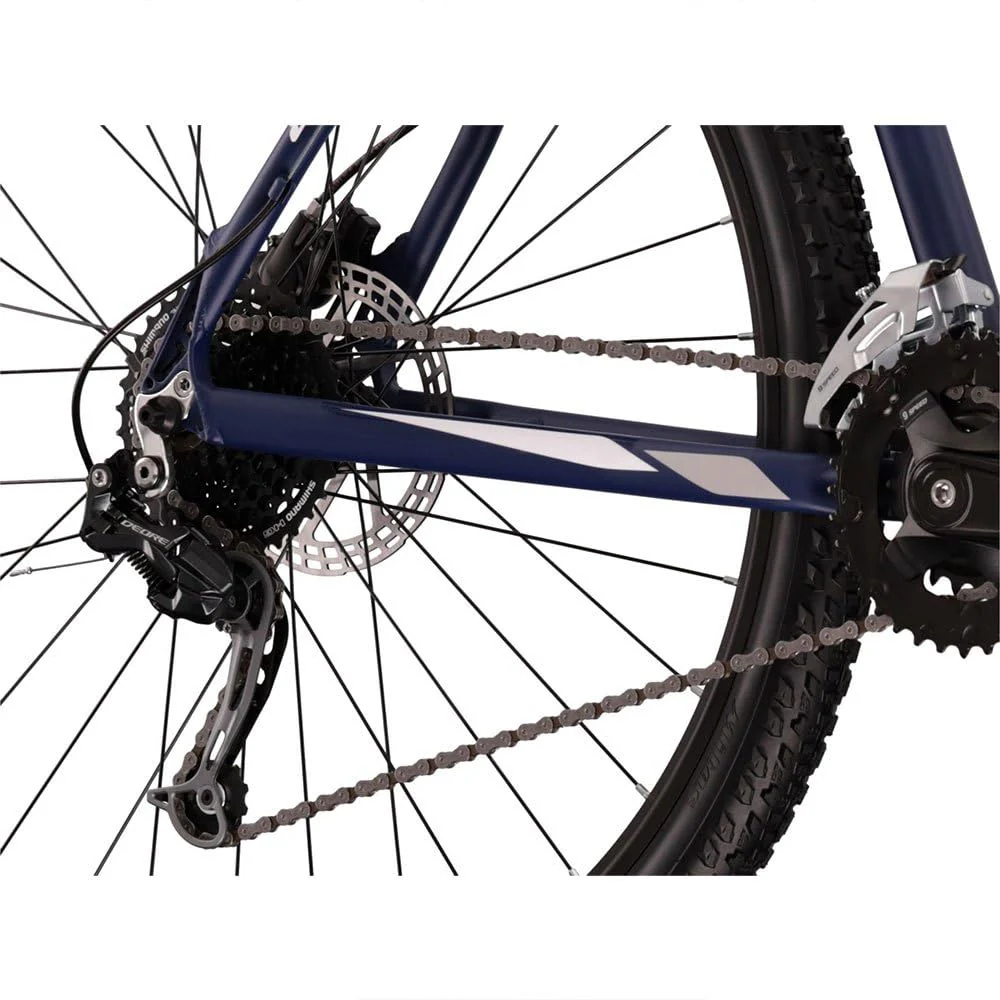 KROSS Hexagon 8.0 Mountainbike S Rahmen 29 Zoll Räder Scheibenbremse, Shimano 24 Gang-Schaltung Hardtail Fahrrad Schwarz Grau Weiß, Extra breit - Image 5