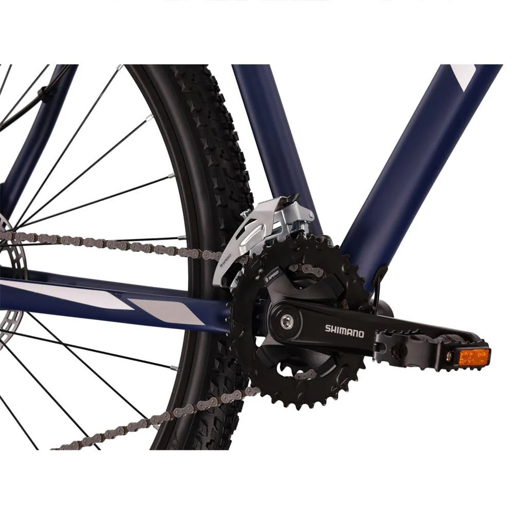KROSS Hexagon 8.0 Mountainbike S Rahmen 29 Zoll Räder Scheibenbremse, Shimano 24 Gang-Schaltung Hardtail Fahrrad Schwarz Grau Weiß, Extra breit - Image 6