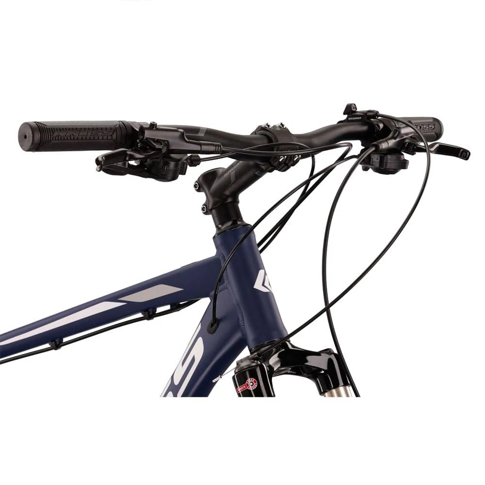 KROSS Hexagon 8.0 Mountainbike S Rahmen 29 Zoll Räder Scheibenbremse, Shimano 24 Gang-Schaltung Hardtail Fahrrad Schwarz Grau Weiß, Extra breit - Image 7