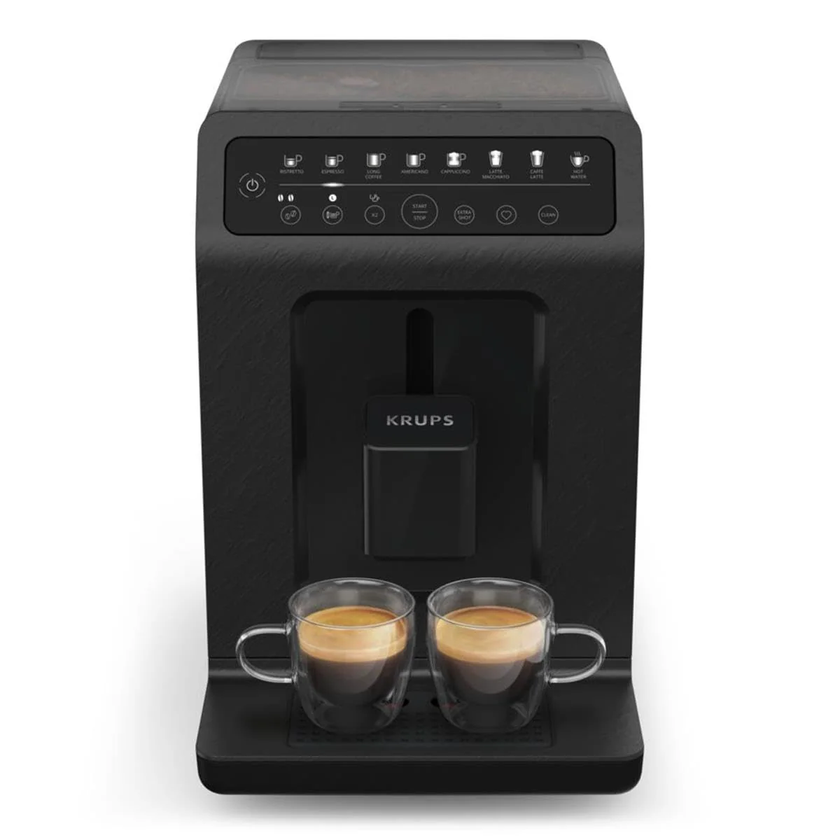 Krups EA897B Evidence ECOdesign Kaffeevollautomat, automatische Espresso & Cappuccino-Funktion, Quattro Force Technologie, One-Touch Tassen mit Milch, 8 Voreinstellungen, Milchsystem, 1450W - Image 7