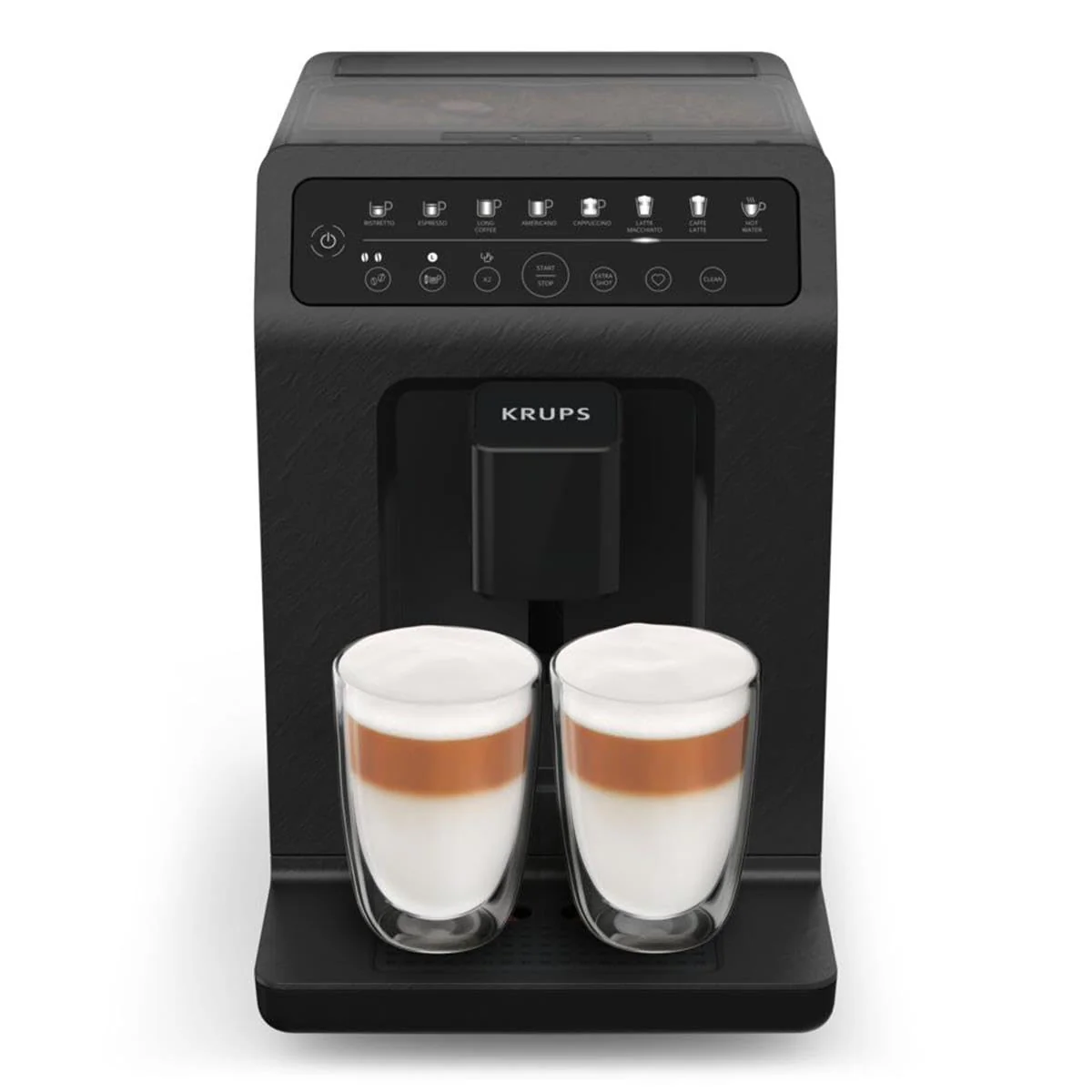 Krups EA897B Evidence ECOdesign Kaffeevollautomat, automatische Espresso & Cappuccino-Funktion, Quattro Force Technologie, One-Touch Tassen mit Milch, 8 Voreinstellungen, Milchsystem, 1450W - Image 8