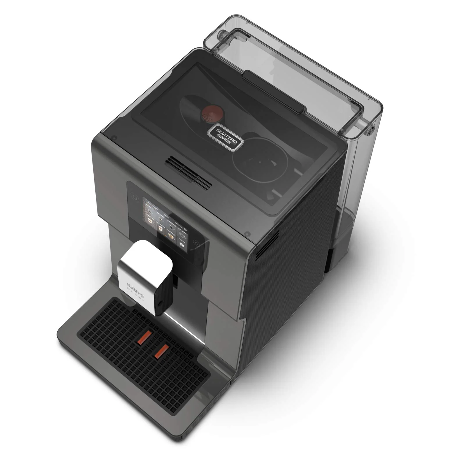 Krups Kaffeevollautomat Intuition Preference, mit Smartphone-ähnlichem 3,5"-Farb-Touchscreen, intuitive farbige Lichtanzeigen, 11 personalisierbare Getränke, Brühgruppe aus Metall, Schwarz, EA872B - Image 9