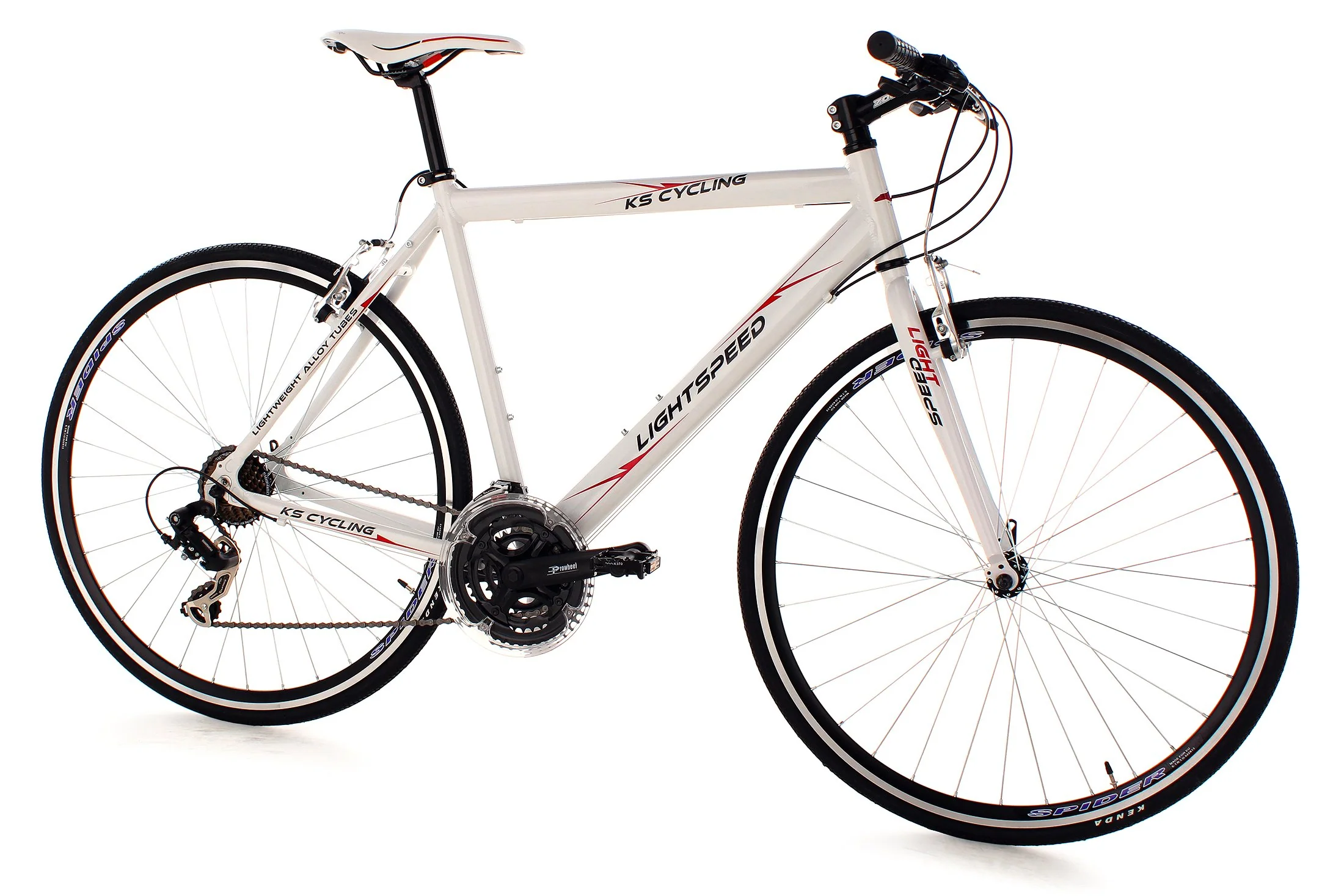 KS Cycling Fitnessbike 28'' Lightspeed weiß Alu-Rahmen RH 54 cm - Image 4