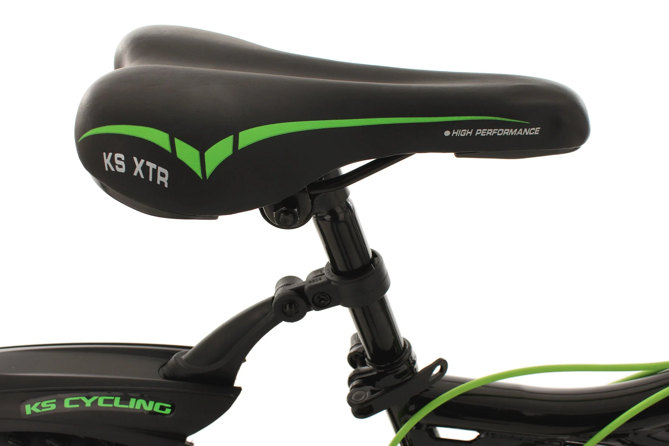 KS Cycling Jugendfahrrad Mountainbike Fully 24'' Bliss schwarz-grün RH 38 cm - Image 2