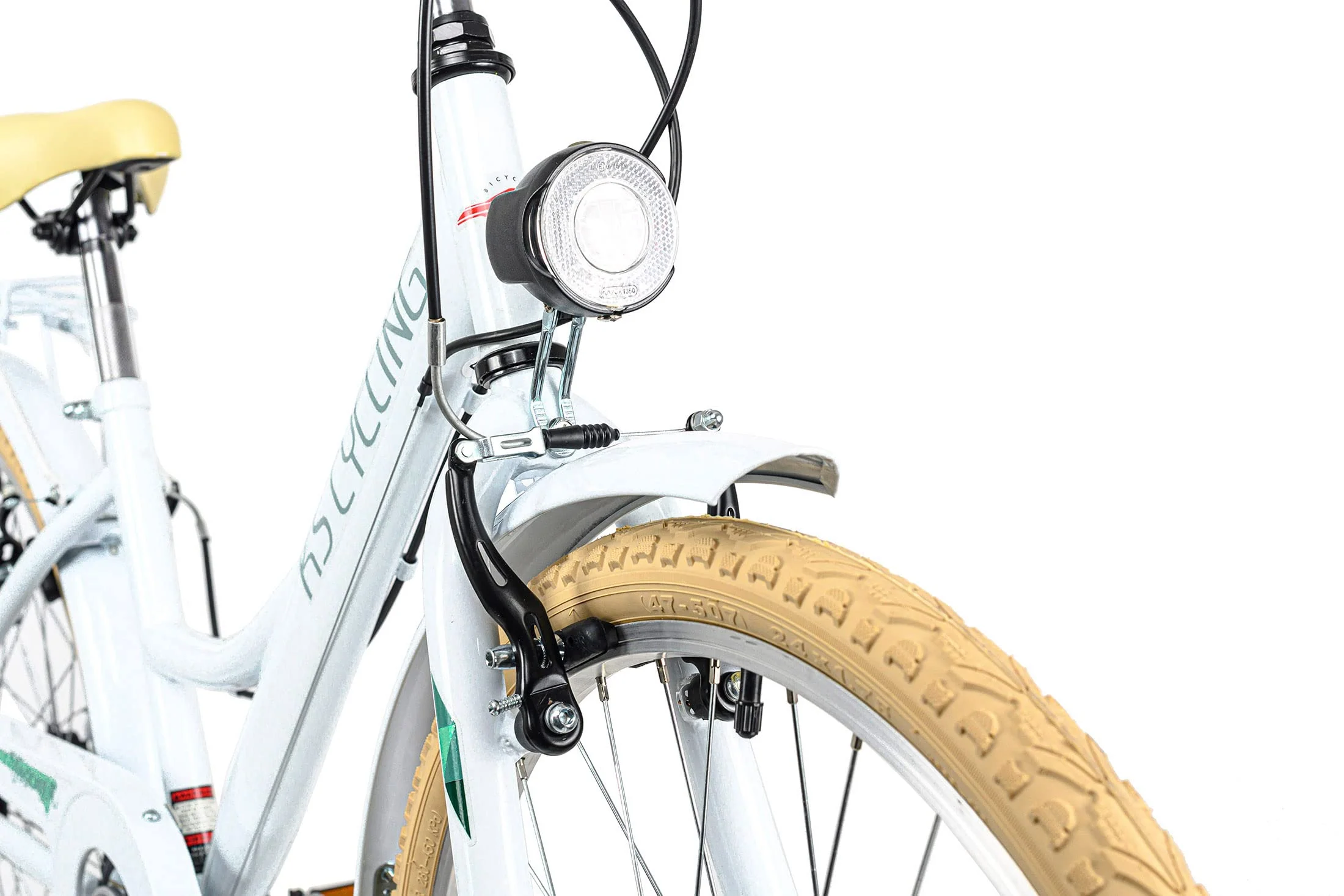 KS Cycling Kinderfahrrad 24'' Toscana weiß 6 Gänge RH 36 cm - Image 3