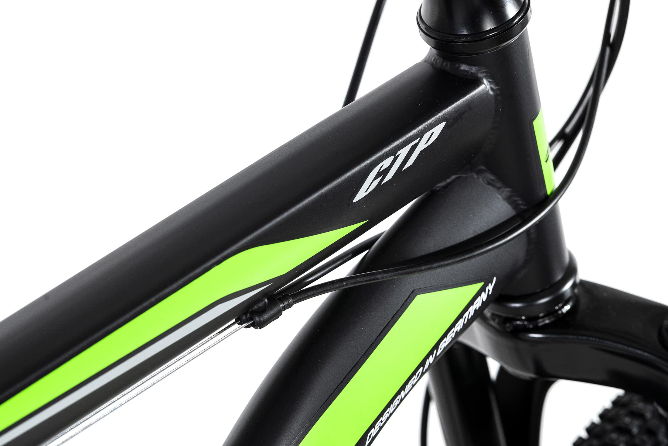 KS Cycling Mountainbike Hardtail 26" Catappa Schwarz (Schwarz-Grün, 26 Zoll, 50 cm) - Image 2