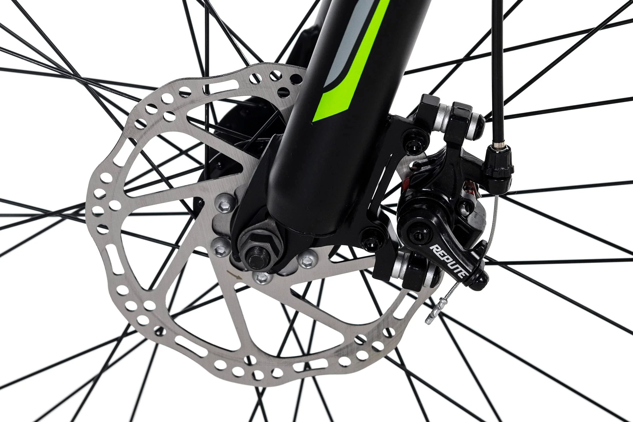KS Cycling Mountainbike Hardtail 26" Catappa Schwarz (Schwarz-Grün, 26 Zoll, 50 cm) - Image 4