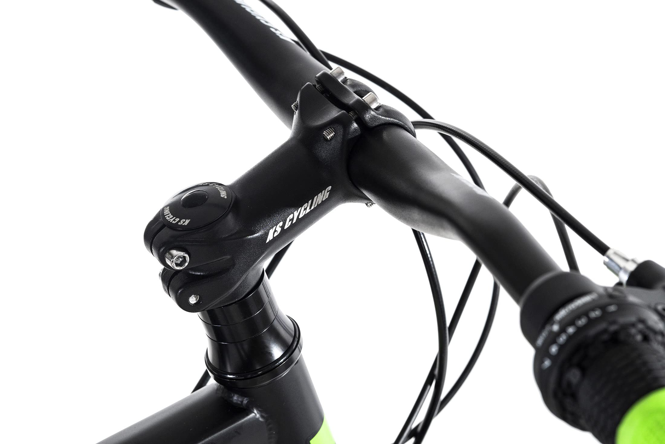 KS Cycling Mountainbike Hardtail 26" Catappa Schwarz (Schwarz-Grün, 26 Zoll, 50 cm) - Image 6