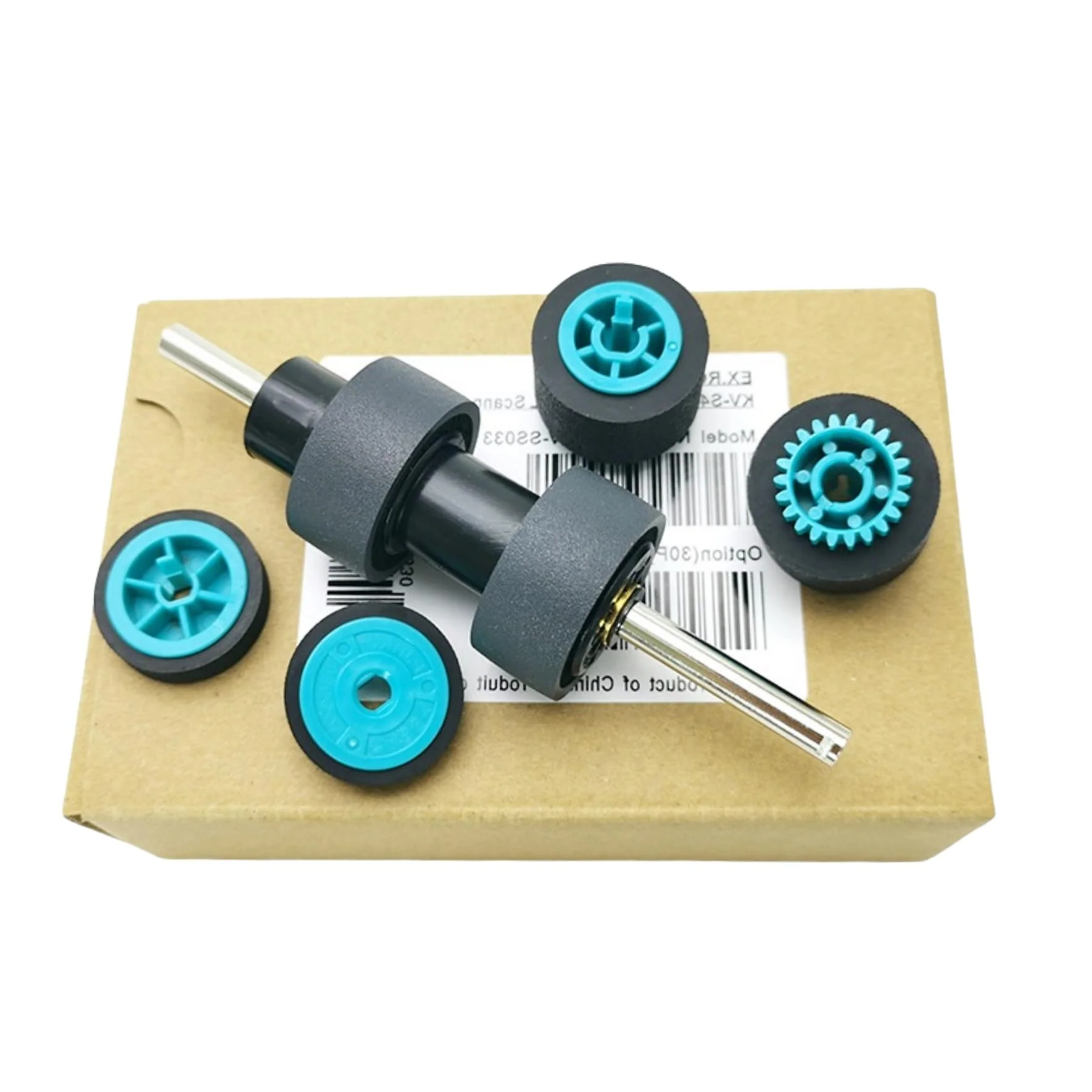 KV-SS033 Papier-Tonabnehmerrollen-Set passend für Panasonic KV-S4065CL /KV-S4085CL/ KV-S4065CW /KV-S4085C Papier-Tonabnehmerrollen-Set Scanner Reibrader - Image 2