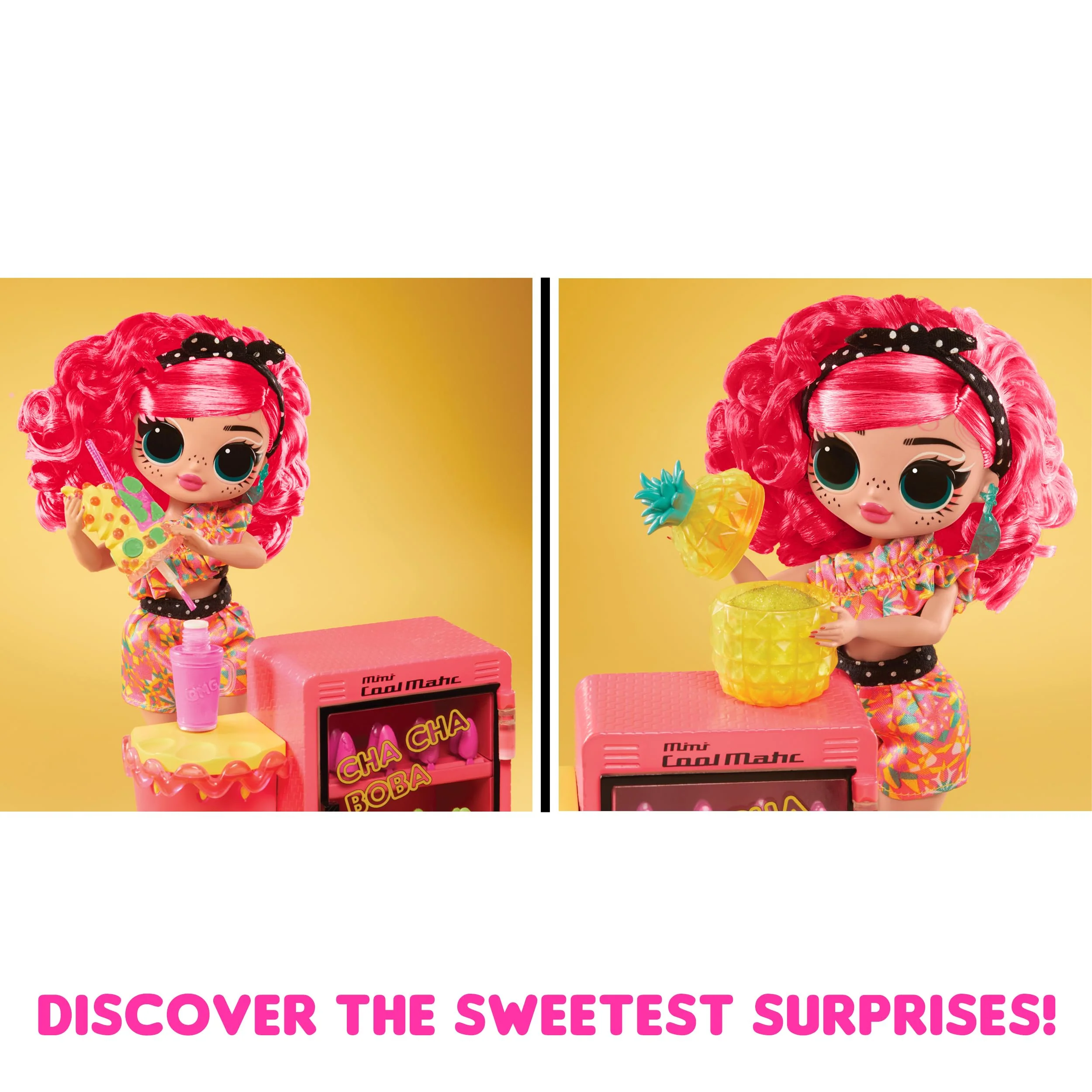 L.O.L. Surprise! OMG Sweet Nails - Pinky Pops Fruit Shop - 15 Überraschungen, darunter echter Nagellack, Press-on-Nails, Sticker, Glitter, 1 Modepuppe und mehr - ideal für Kinder ab 4 Jahren - Image 7