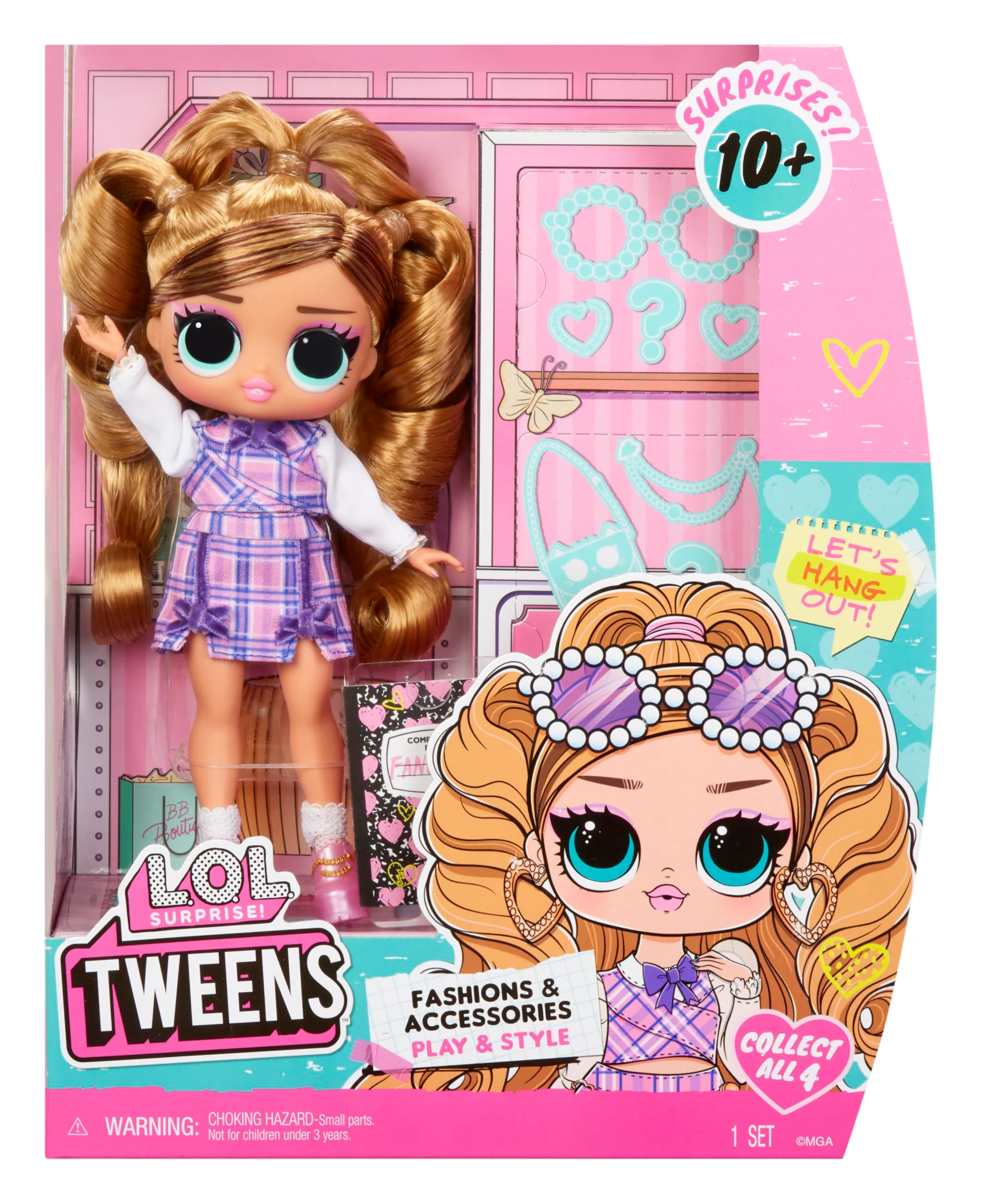 L.O.L. Surprise! Tweens Core Doll - Fancy Gurl - Enthält 1 Modepuppe mit Outfit und Accessoires, 4 zum Sammeln