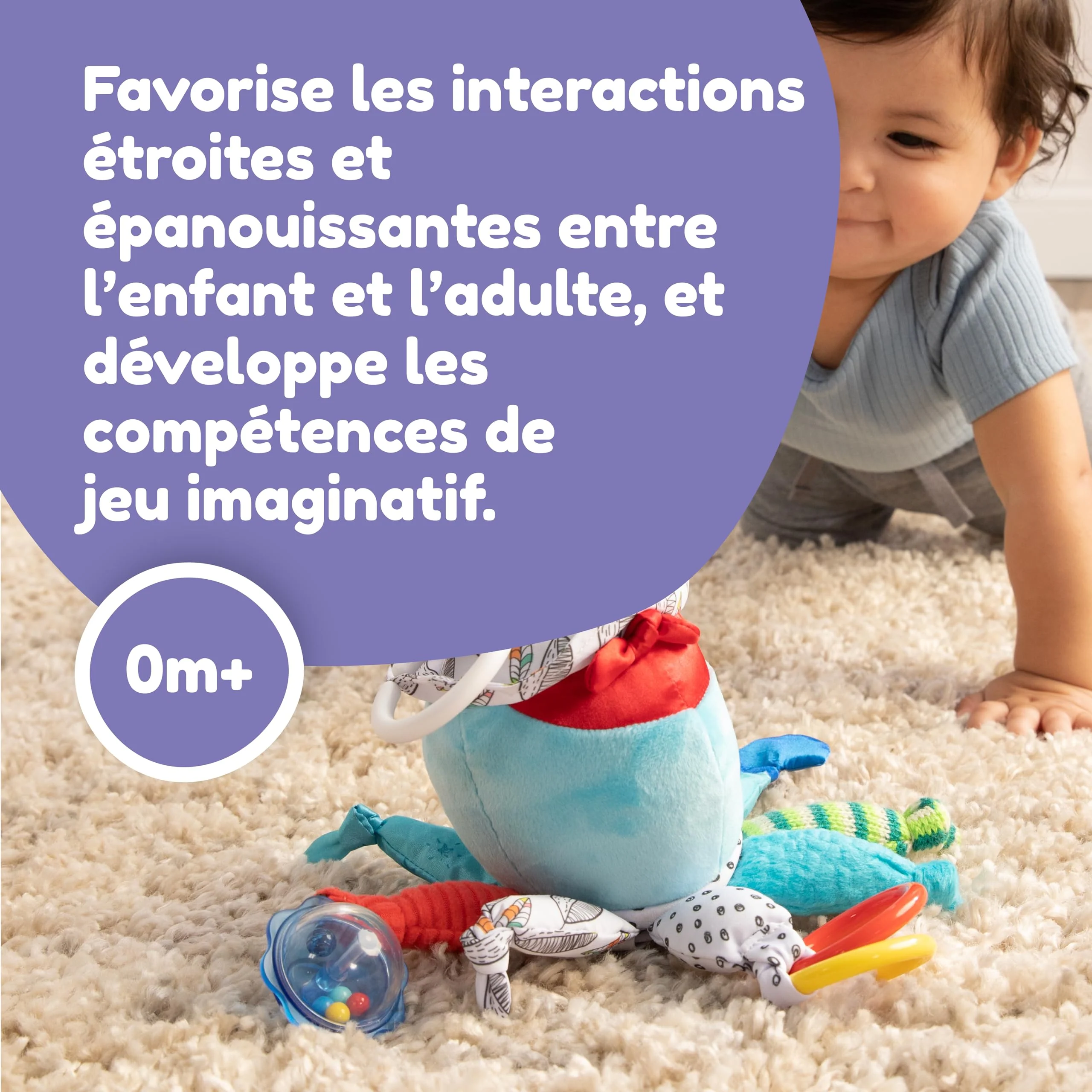 Lamaze Baby Spielzeug "Captain Calamari, die Piratenkrake" Clip & Go, Hochwertiges Kleinkindspielzeug, Stärkung der Eltern-Kind-Beziehung, Baby Spielzeug, 0-6 Monate - Image 7