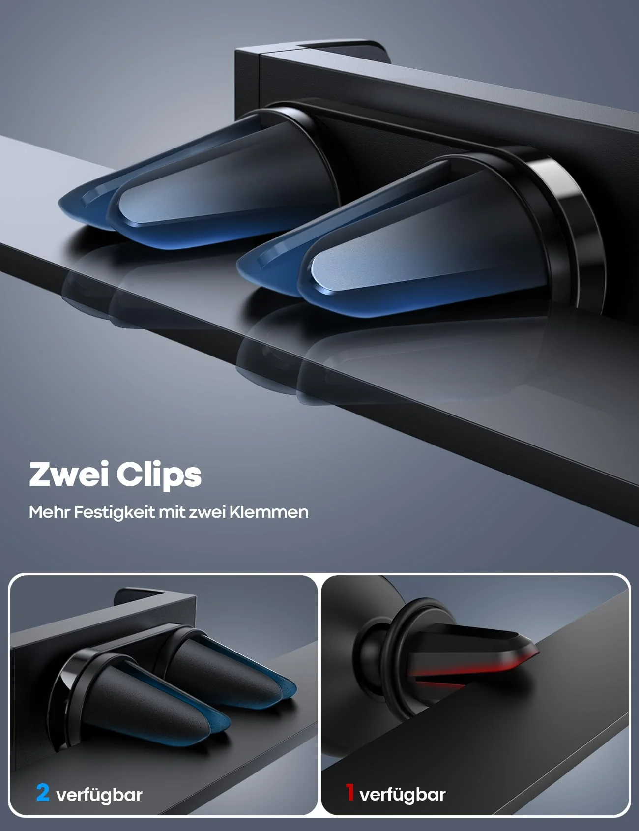 Lamicall Handy Autohalterung, Auto Vent Halterung - Universal 360° KFZ Lüftung Halter für iPhone 17 16 15 14 Pro Max Plus Air, SE, 13 12 Pro Max Mini, 11 Pro, Xs, XR, Samsung S25, Huawei, Smartphone - Image 5