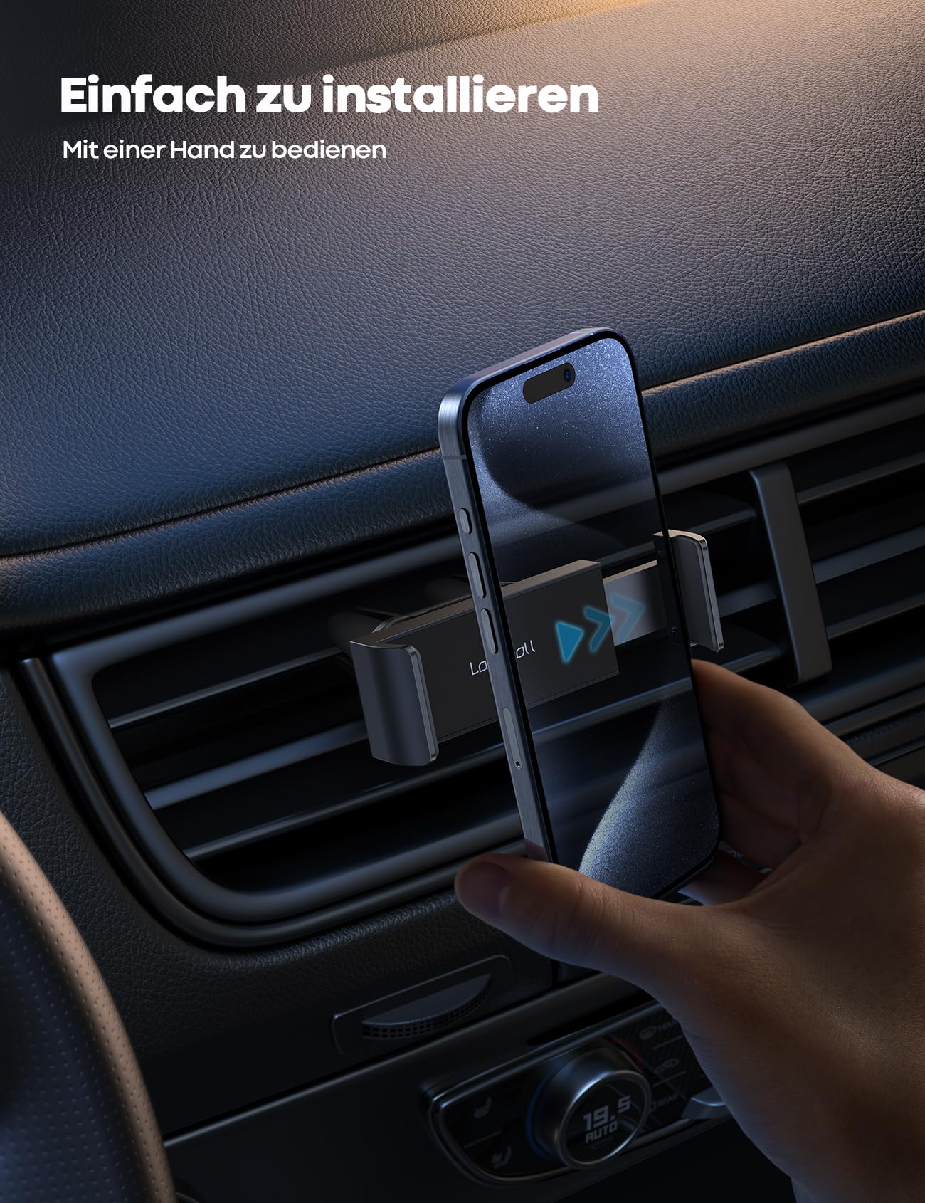 Lamicall Handy Autohalterung, Auto Vent Halterung - Universal 360° KFZ Lüftung Halter für iPhone 17 16 15 14 Pro Max Plus Air, SE, 13 12 Pro Max Mini, 11 Pro, Xs, XR, Samsung S25, Huawei, Smartphone - Image 7