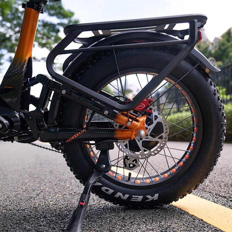 LANKELEISI RX800 Plus E Bike 20 Zoll Elektrofahrräder für Herren und Damen, Vollfederung E-Fahrrad mit 48V 20Ah Wechselakku, 7 Gang Fatbike, Reichweite bis zu 150 Km - Image 6