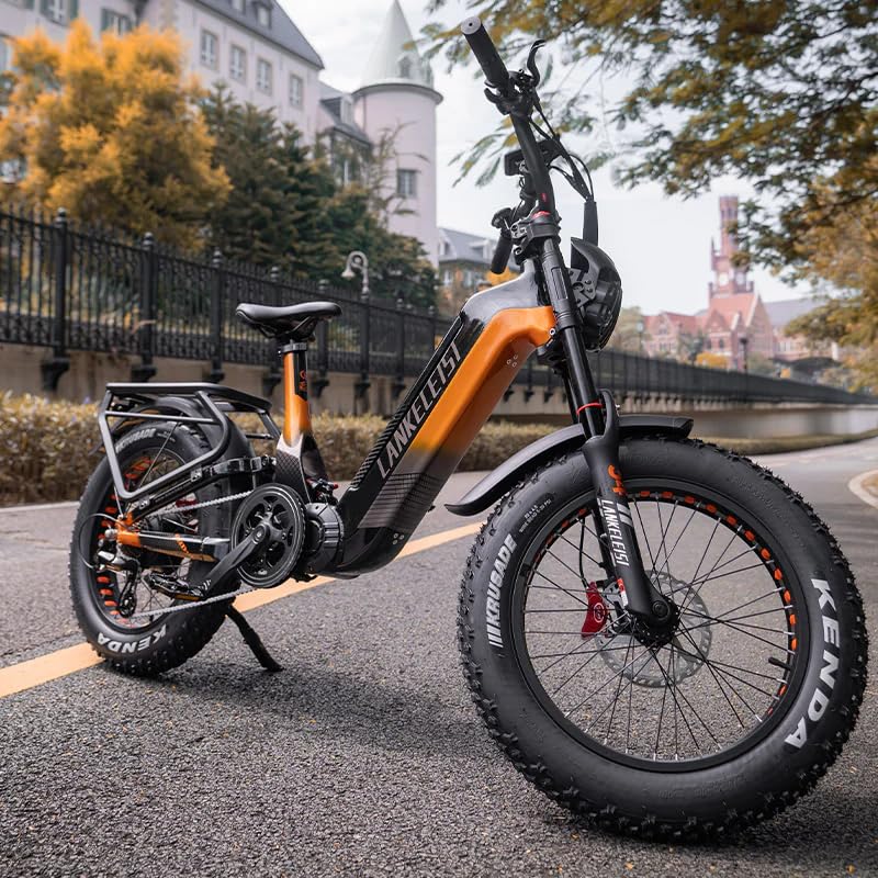 LANKELEISI RX800 Plus E Bike 20 Zoll Elektrofahrräder für Herren und Damen, Vollfederung E-Fahrrad mit 48V 20Ah Wechselakku, 7 Gang Fatbike, Reichweite bis zu 150 Km - Image 9