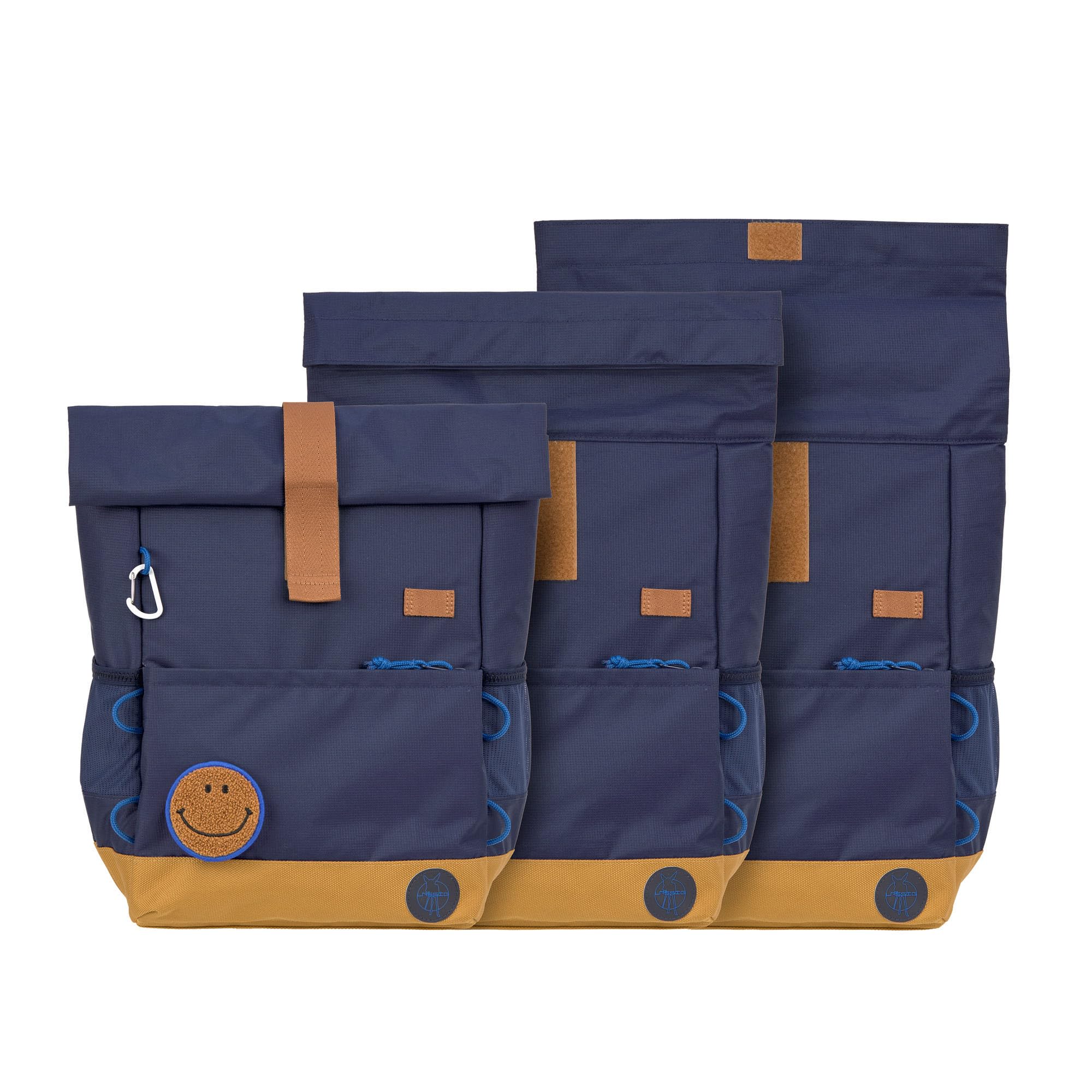 LÄSSIG Kinderrucksack mit Brustgurt Freizeitrucksack wasserabweisend, 12 Liter/Medium Rolltop Backpack navy - Image 3