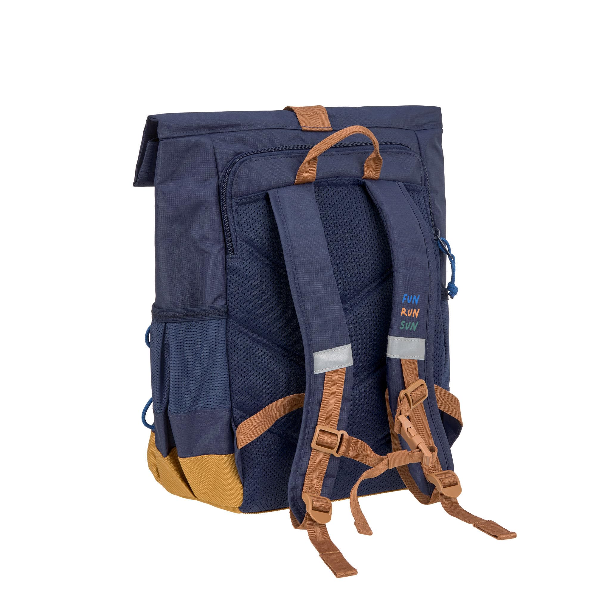 LÄSSIG Kinderrucksack mit Brustgurt Freizeitrucksack wasserabweisend, 12 Liter/Medium Rolltop Backpack navy - Image 7