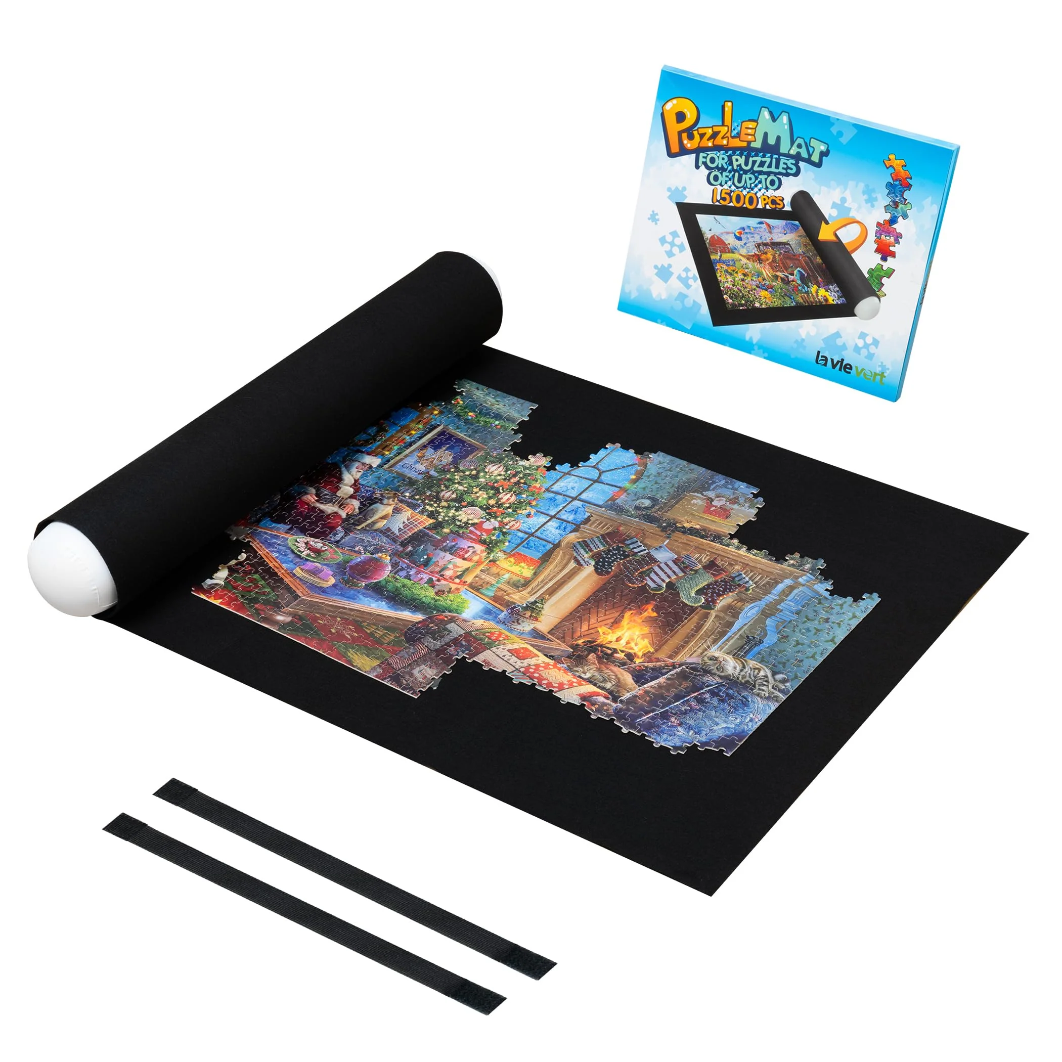 LAVIEVERT Puzzle-Rollenmatte/Aufbewahrung/Sparer/Speichersystem/Unterlage, Umweltfreundliches Material, Für Puzzles Bis Zu 1500 Stück