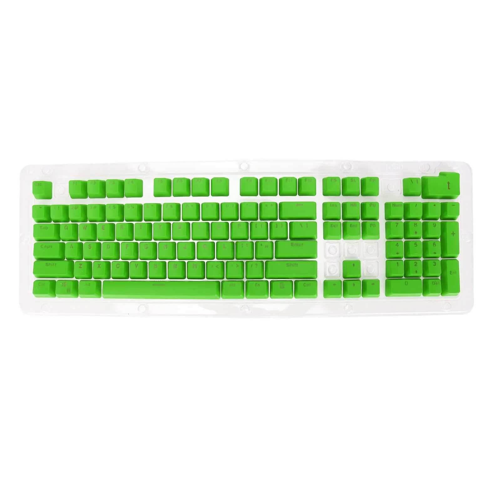 LBEC PBT-Tastaturkapseln, 2-Farben-Spritzguss, öLbestäNdige Beschichtung Ergonomische Tastaturen Speziell FüR Mechanische Tastaturen (Käse grün) - Image 4
