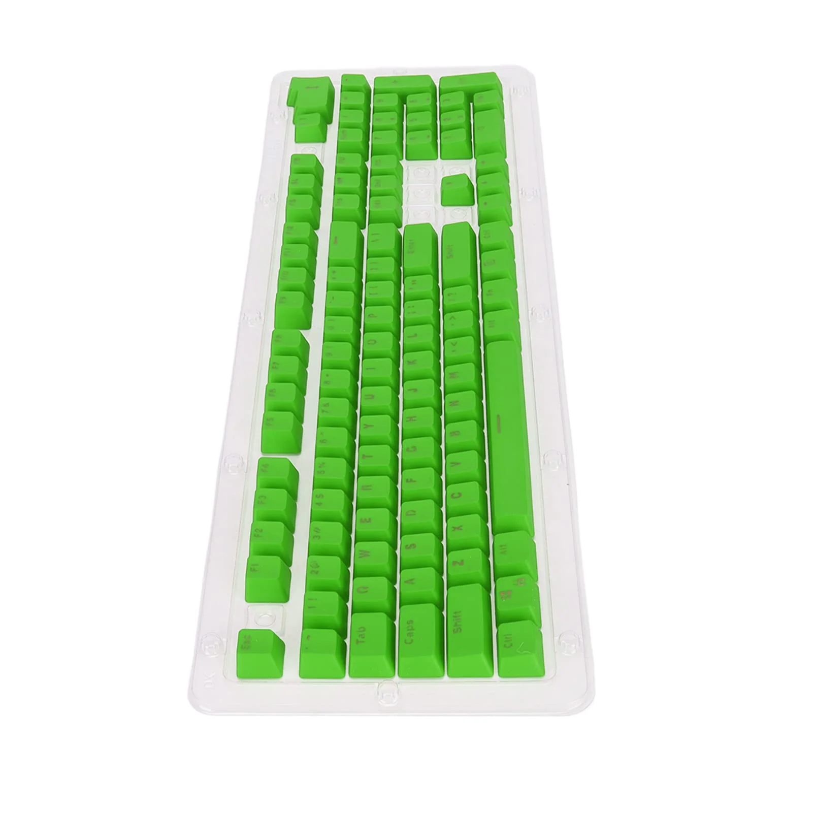 LBEC PBT-Tastaturkapseln, 2-Farben-Spritzguss, öLbestäNdige Beschichtung Ergonomische Tastaturen Speziell FüR Mechanische Tastaturen (Käse grün) - Image 5