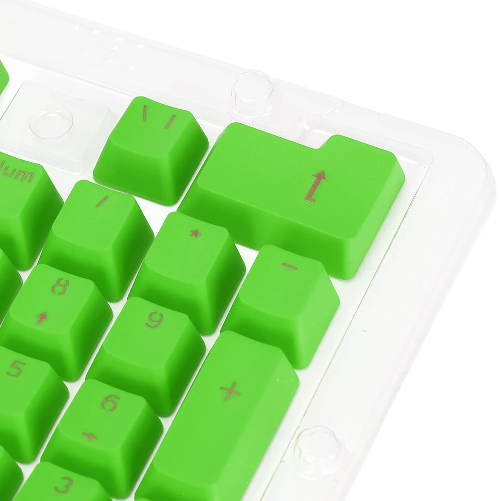 LBEC PBT-Tastaturkapseln, 2-Farben-Spritzguss, öLbestäNdige Beschichtung Ergonomische Tastaturen Speziell FüR Mechanische Tastaturen (Käse grün) - Image 9