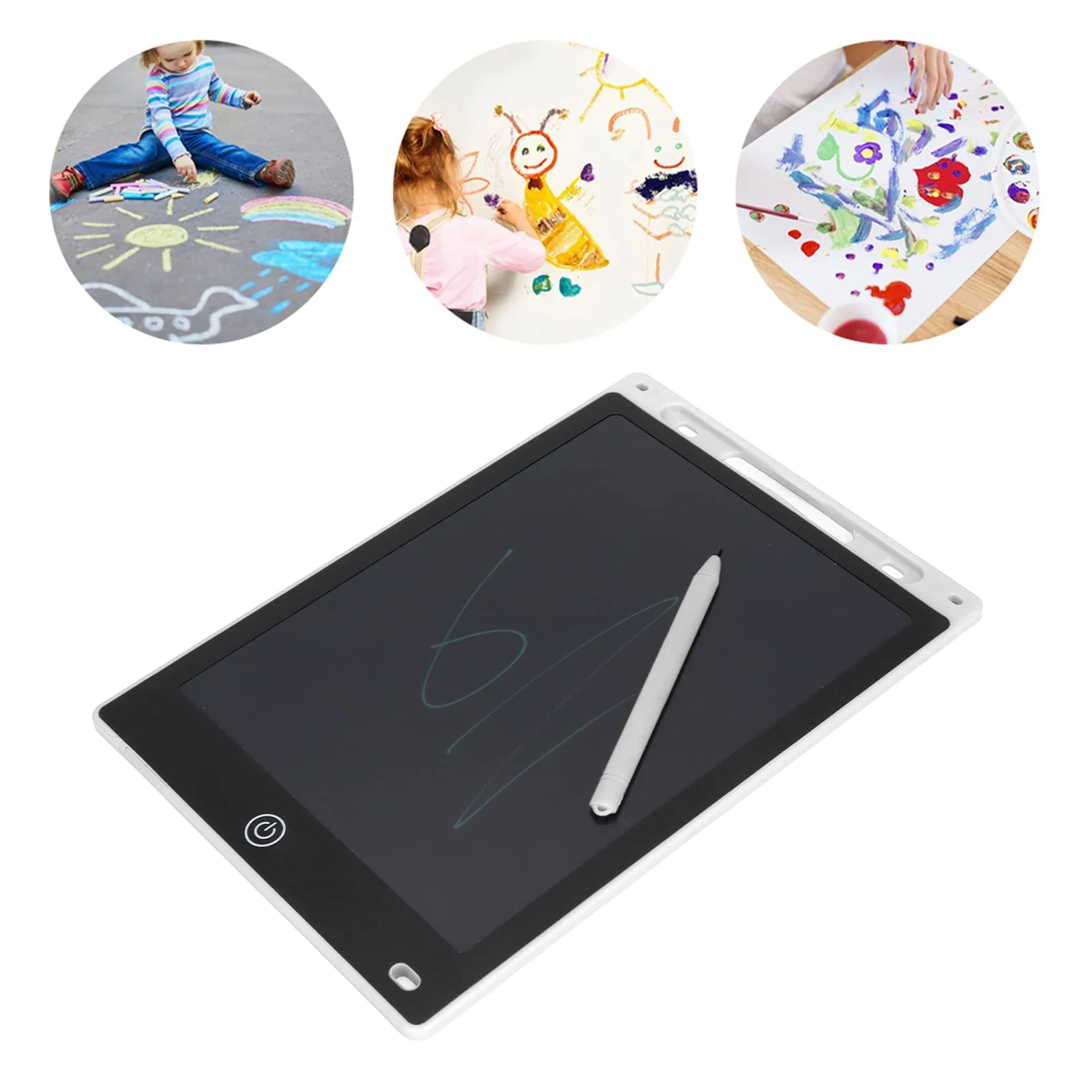 LCD-Schreibtablett, Buntes Kleinkind-Zeichentablett, Kritzeltafel für Kinder, Löschbarer, Wiederverwendbarer Elektronischer Zeichenblock, Pädagogischer Zeichenblock, Lern- und - Image 6
