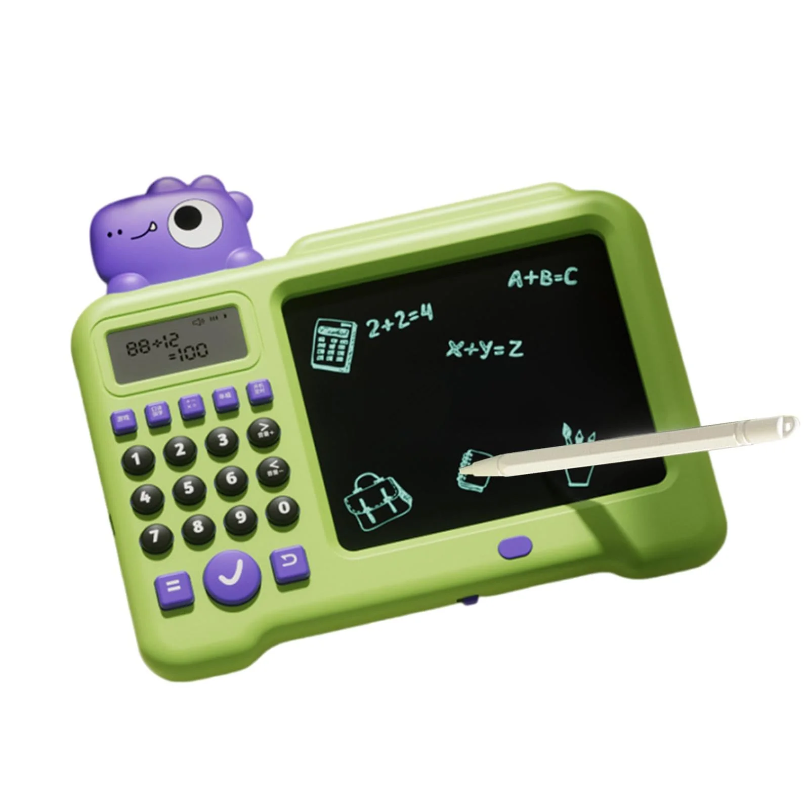 LCD-Schreibtablett für Kinder, Handschriftspielzeug für Kinder - LCD-Zeichnungs-Schreibtablett für Kinder, elektrisches Spielzeug | Löschbarer Zeichenblock National Learning Doodle Board Lernspielzeug - Image 7